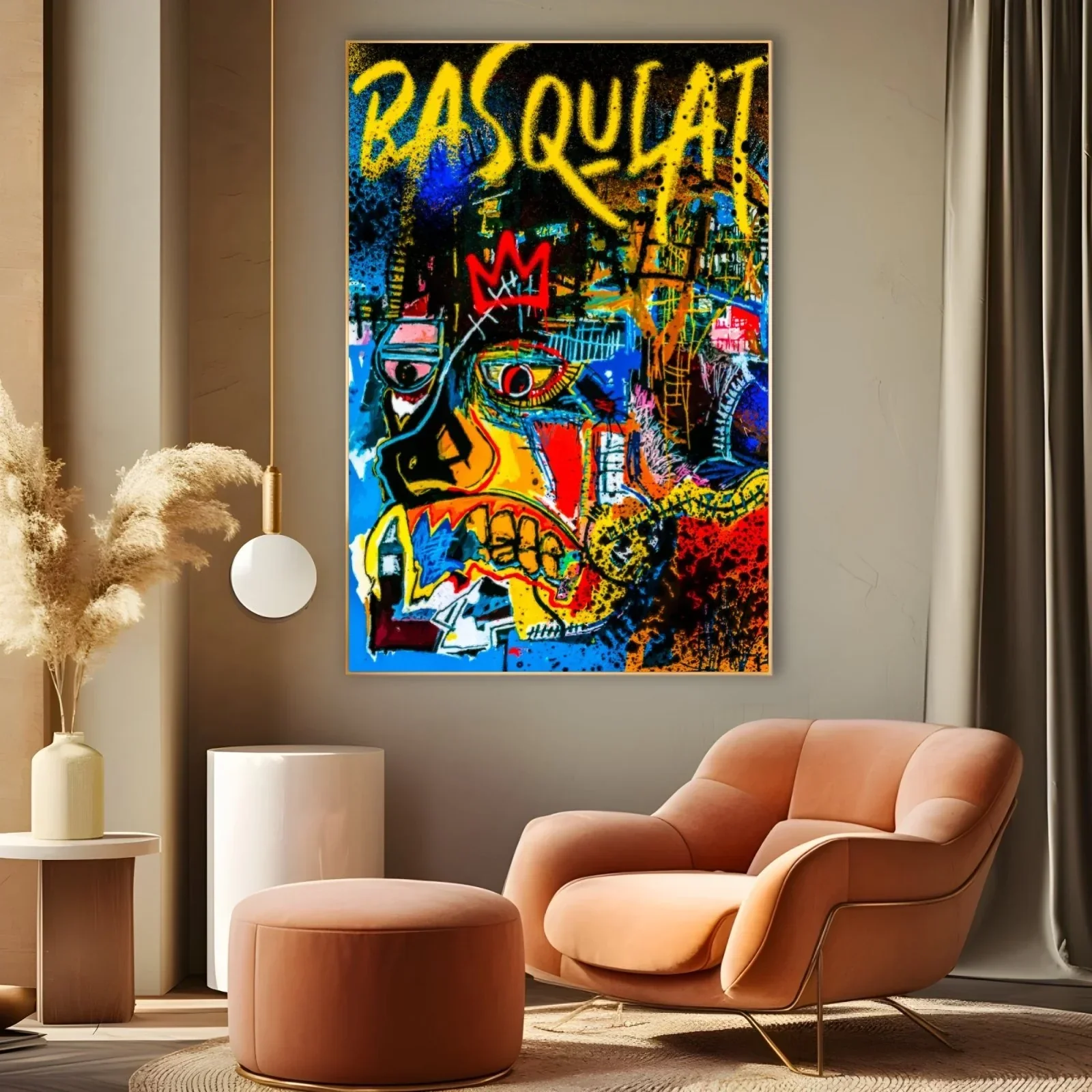 Basquiat Canvas Wall Art - Image 2