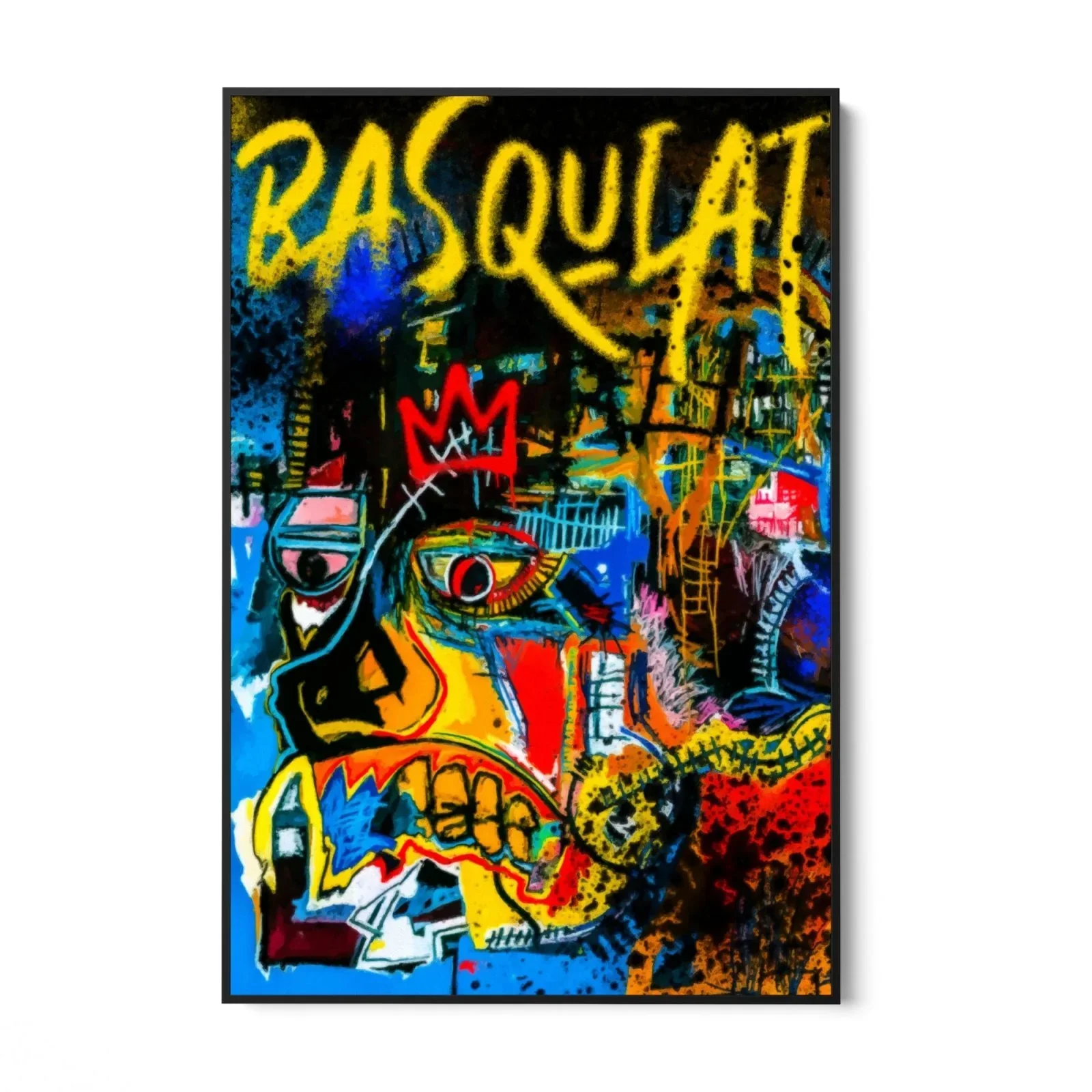 Basquiat Canvas Wall Art - Image 5