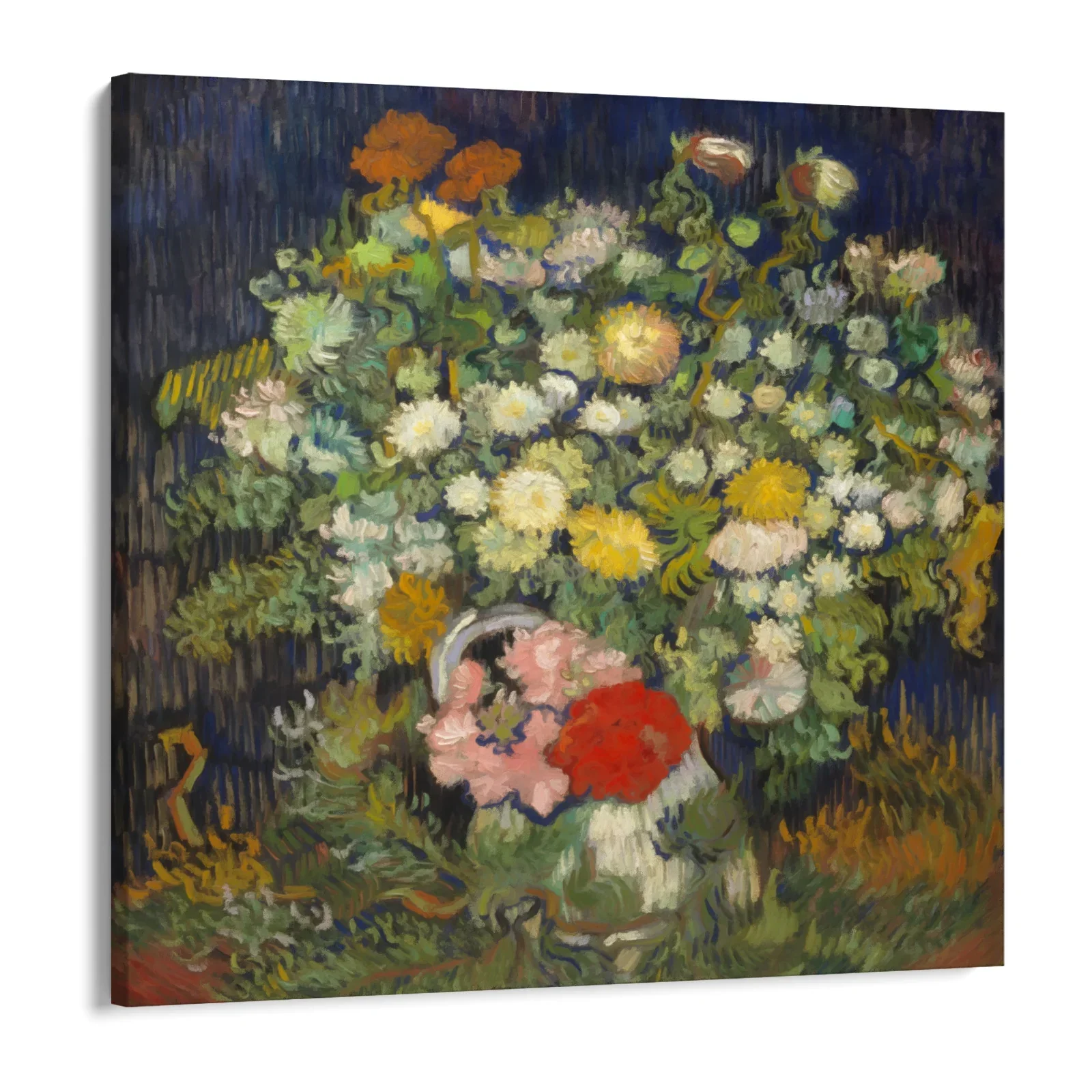 Bouquet of Flowers in a Vase, Vincent Van Gogh - Image 5