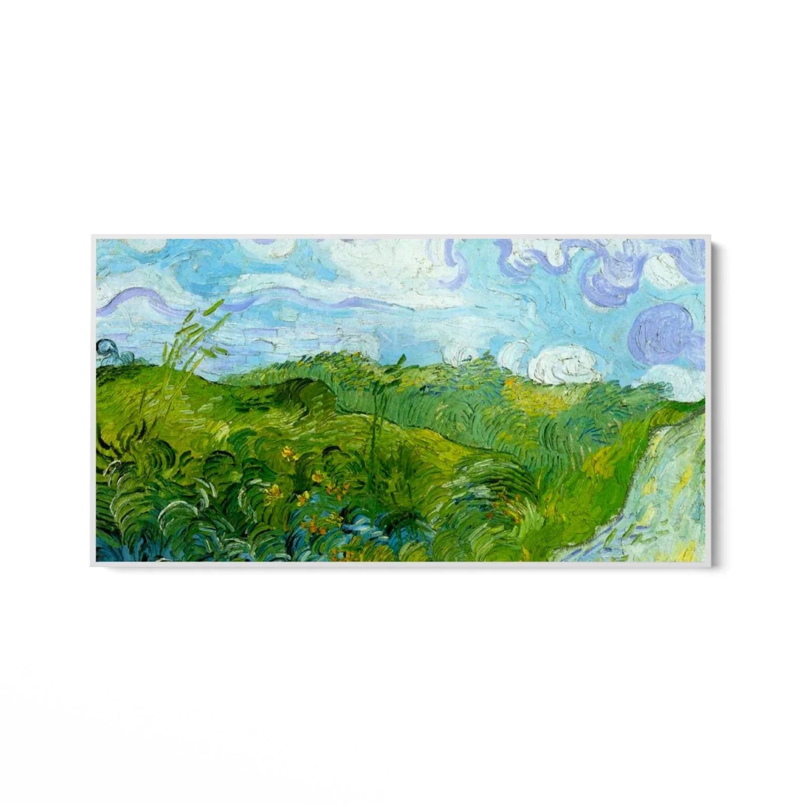 Campi di grano verde, Vincent Van Gogh - Image 10