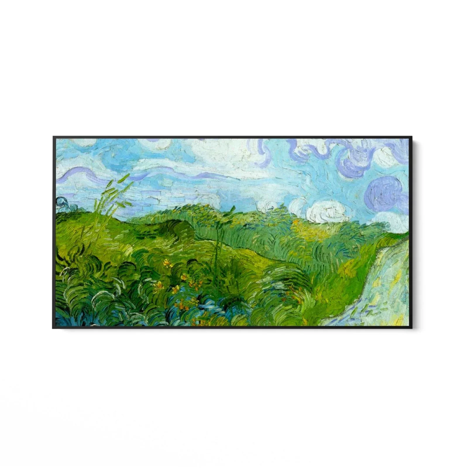 Campi di grano verde, Vincent Van Gogh - Image 6