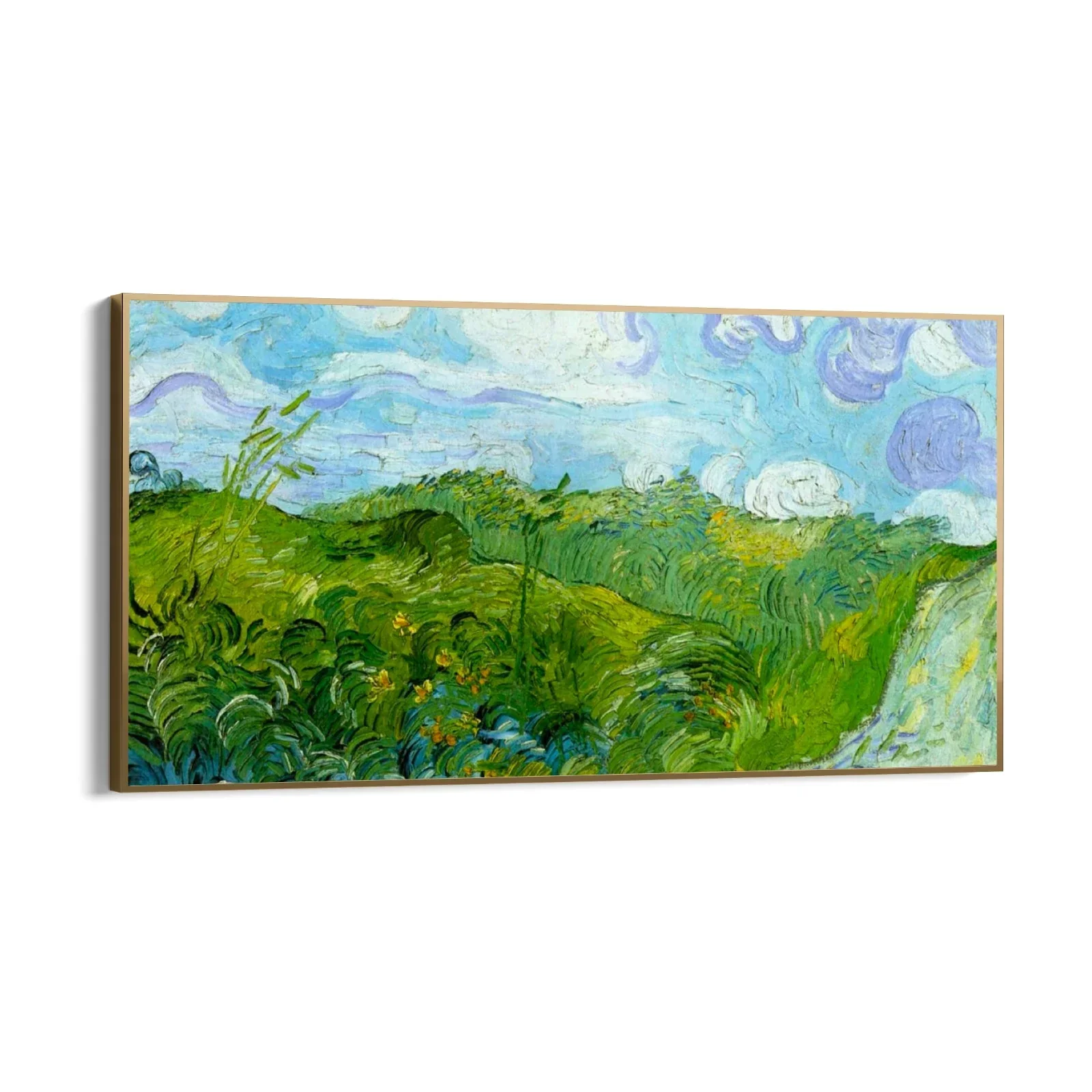 Campi di grano verde, Vincent Van Gogh - Image 9