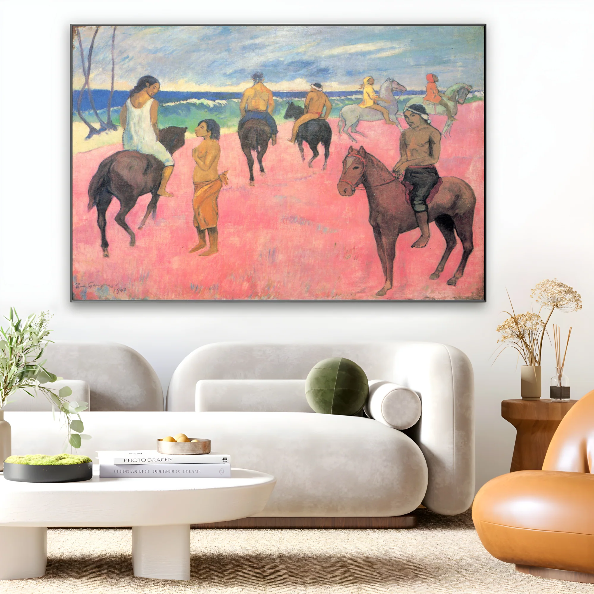 Cavalieri sulla spiaggia, Paul Gauguin