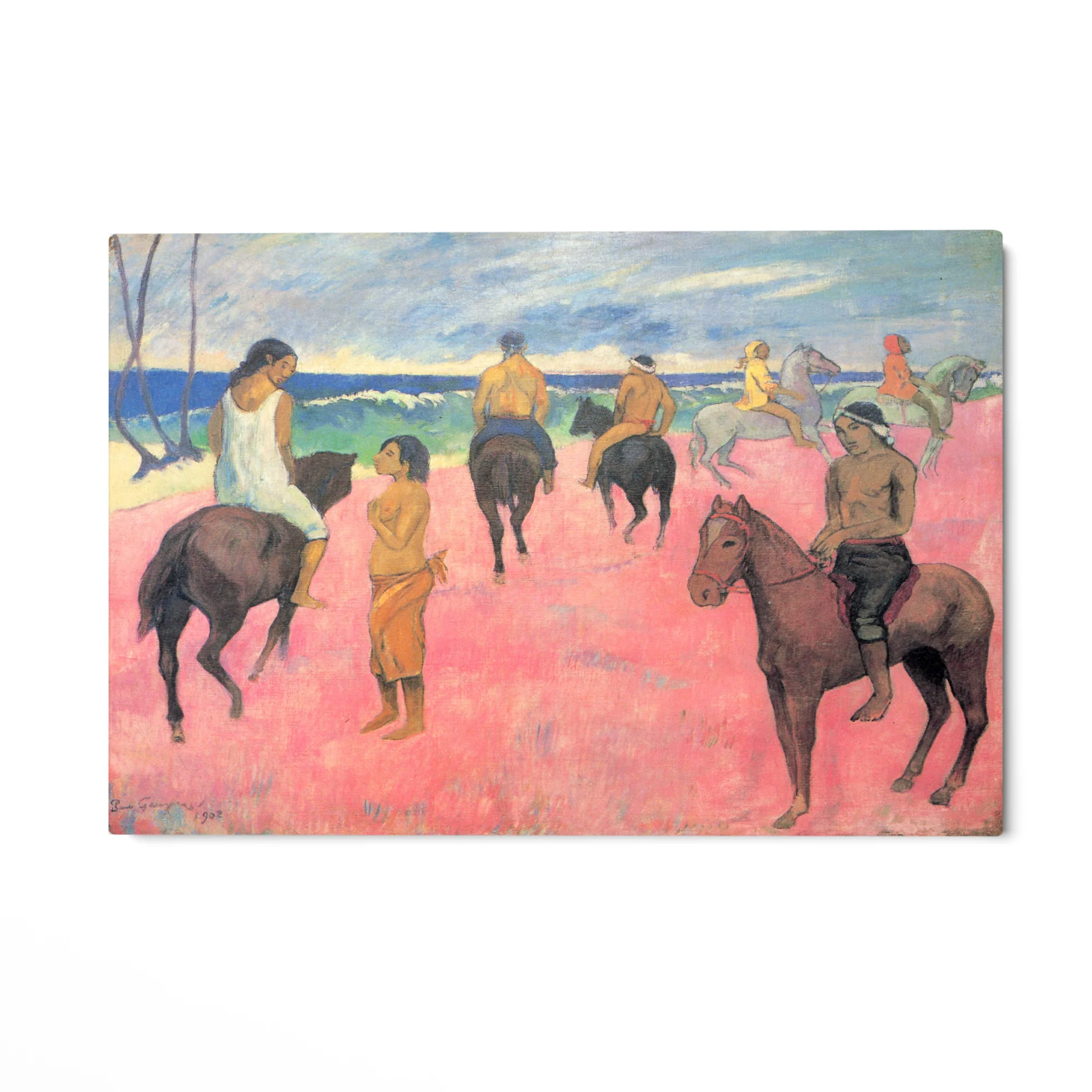 Cavalieri sulla spiaggia, Paul Gauguin - Image 4