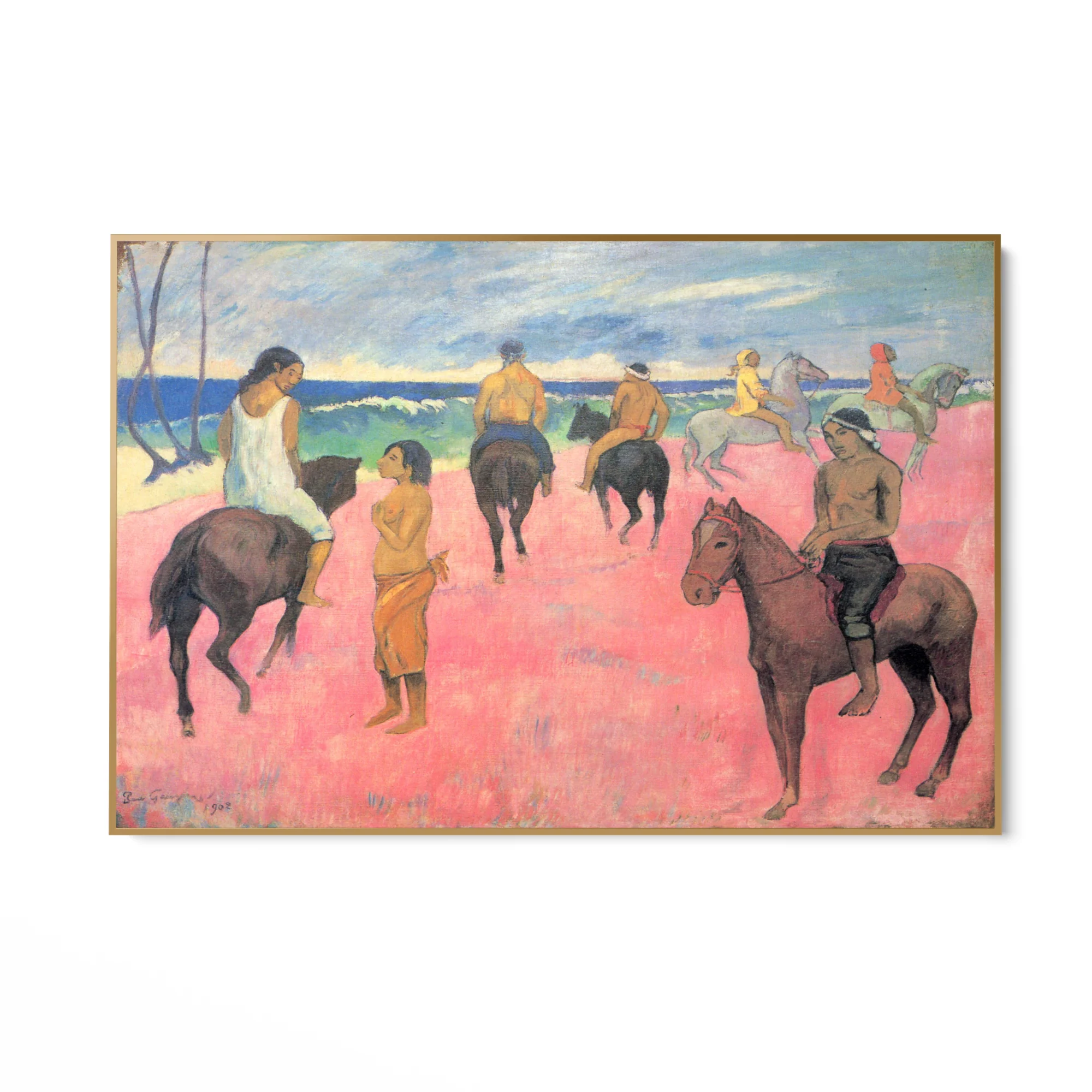 Cavalieri sulla spiaggia, Paul Gauguin - Image 6