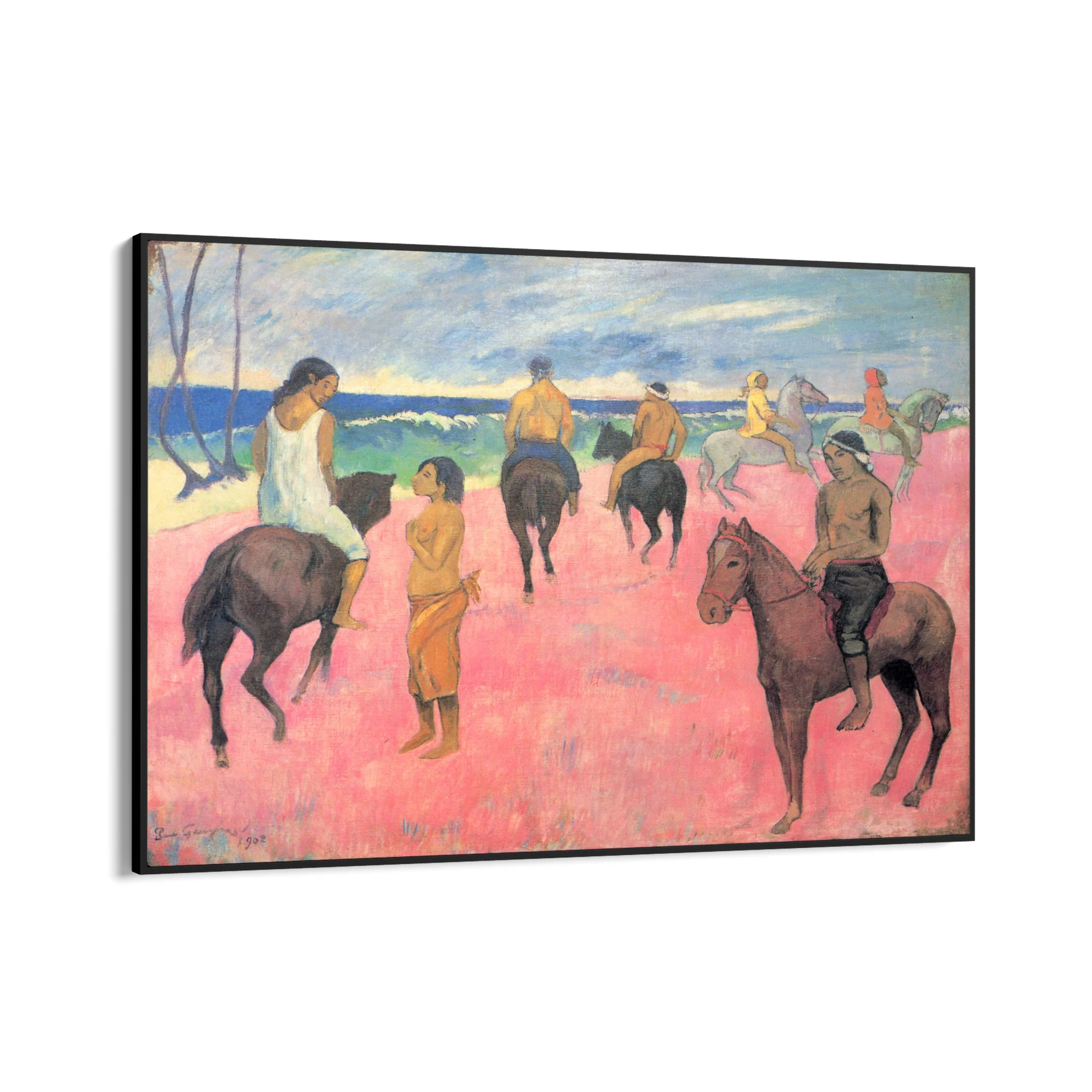 Cavalieri sulla spiaggia, Paul Gauguin - Image 9