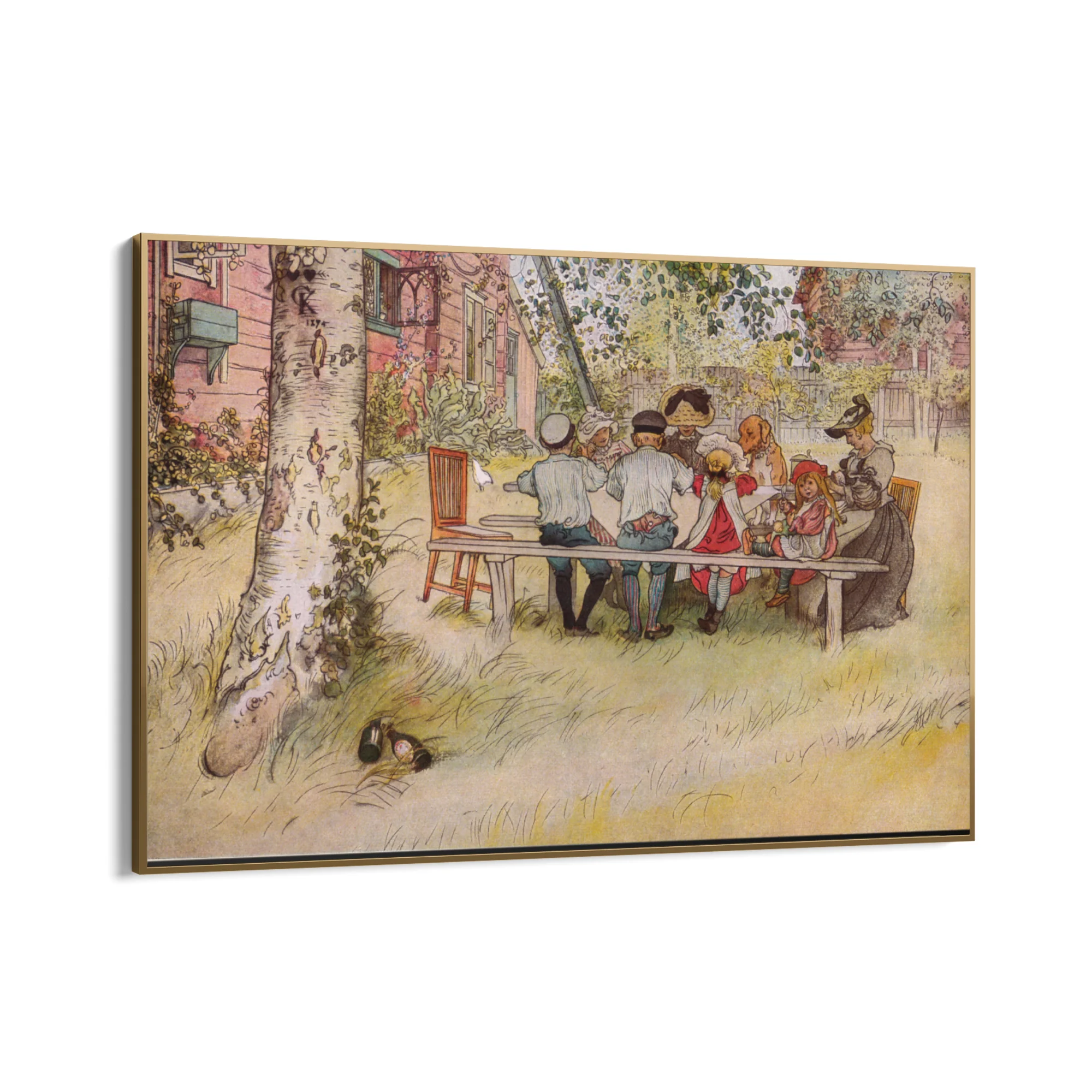 Colazione sotto la grande betulla, Carl Larsson - Image 10