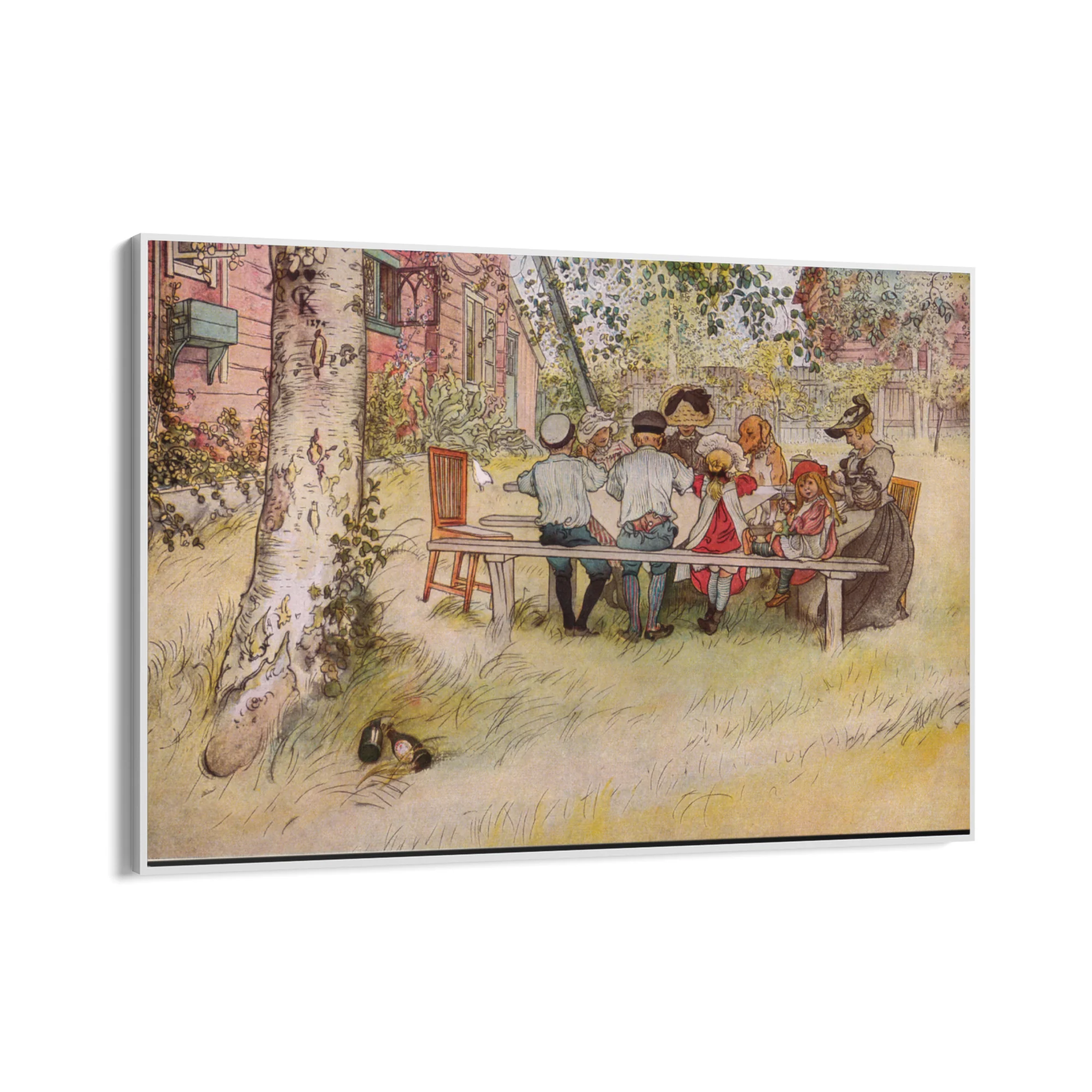 Colazione sotto la grande betulla, Carl Larsson - Image 11