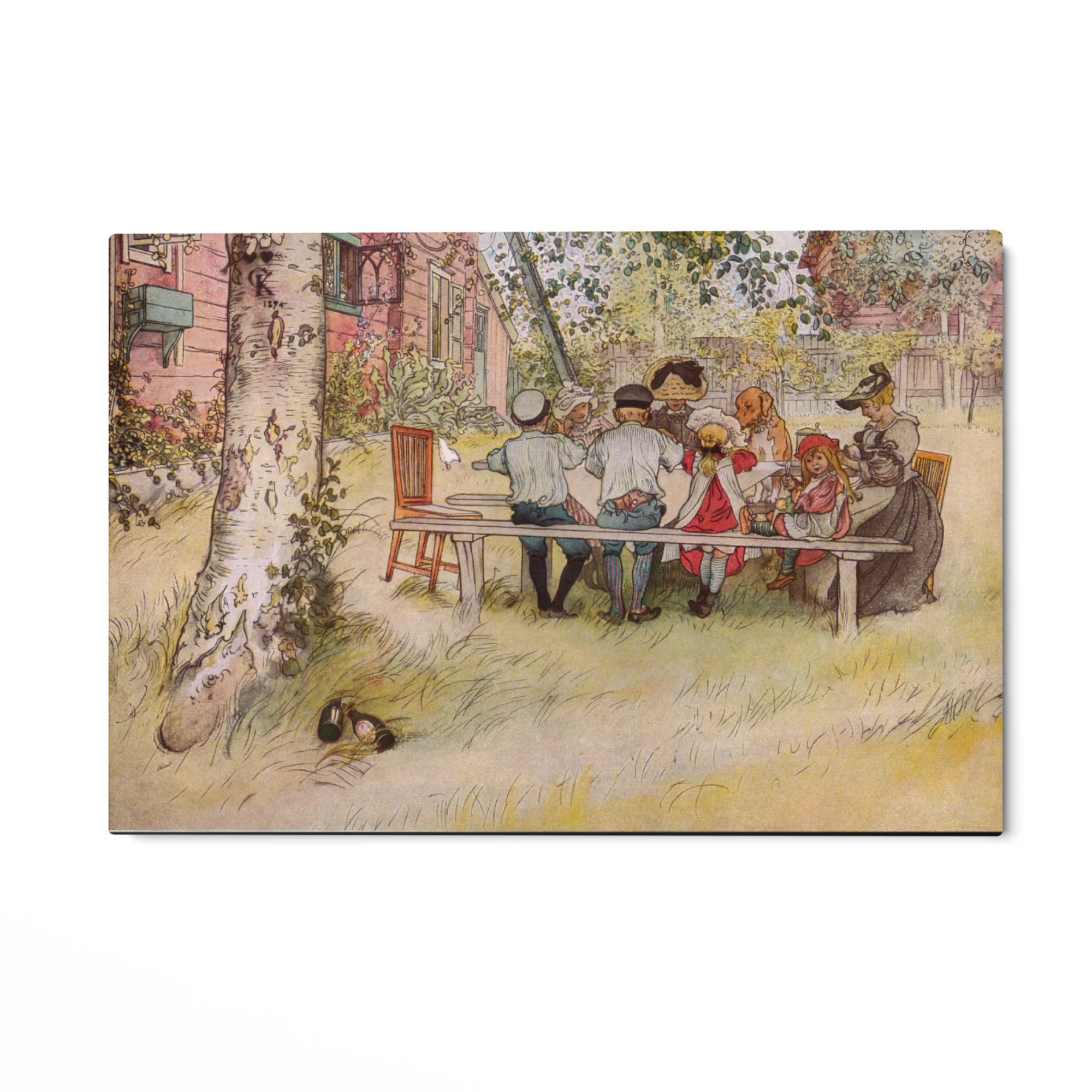 Colazione sotto la grande betulla, Carl Larsson - Image 4
