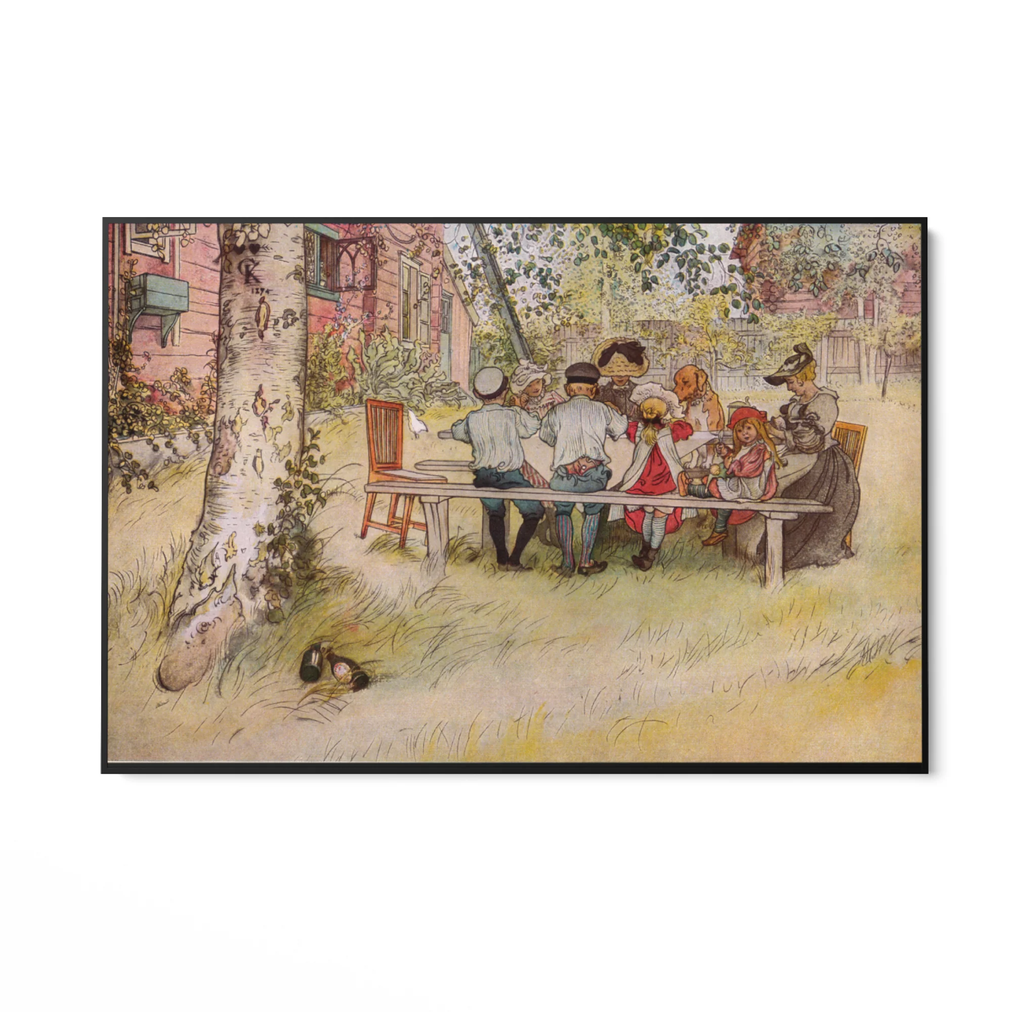 Colazione sotto la grande betulla, Carl Larsson - Image 5