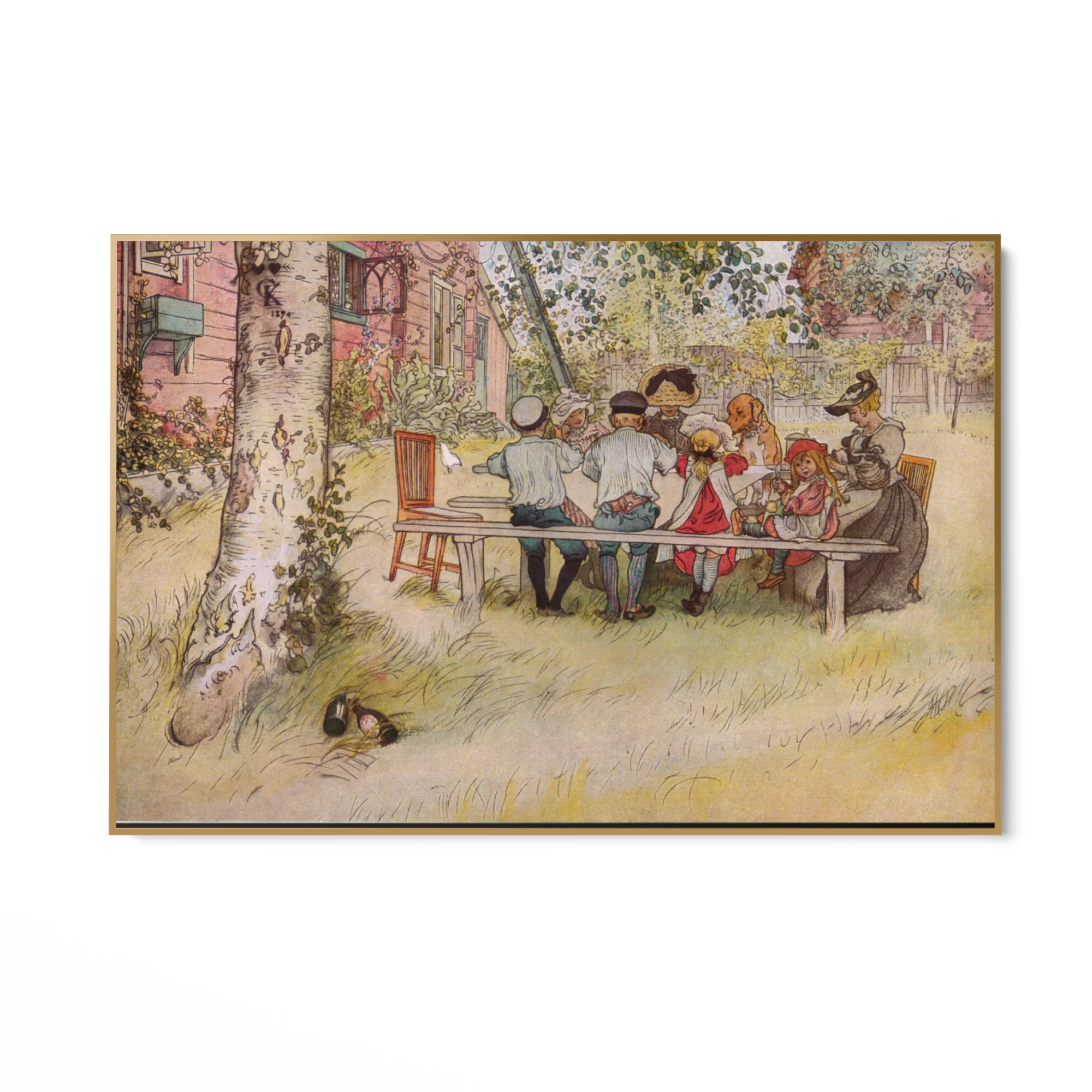 Colazione sotto la grande betulla, Carl Larsson - Image 6