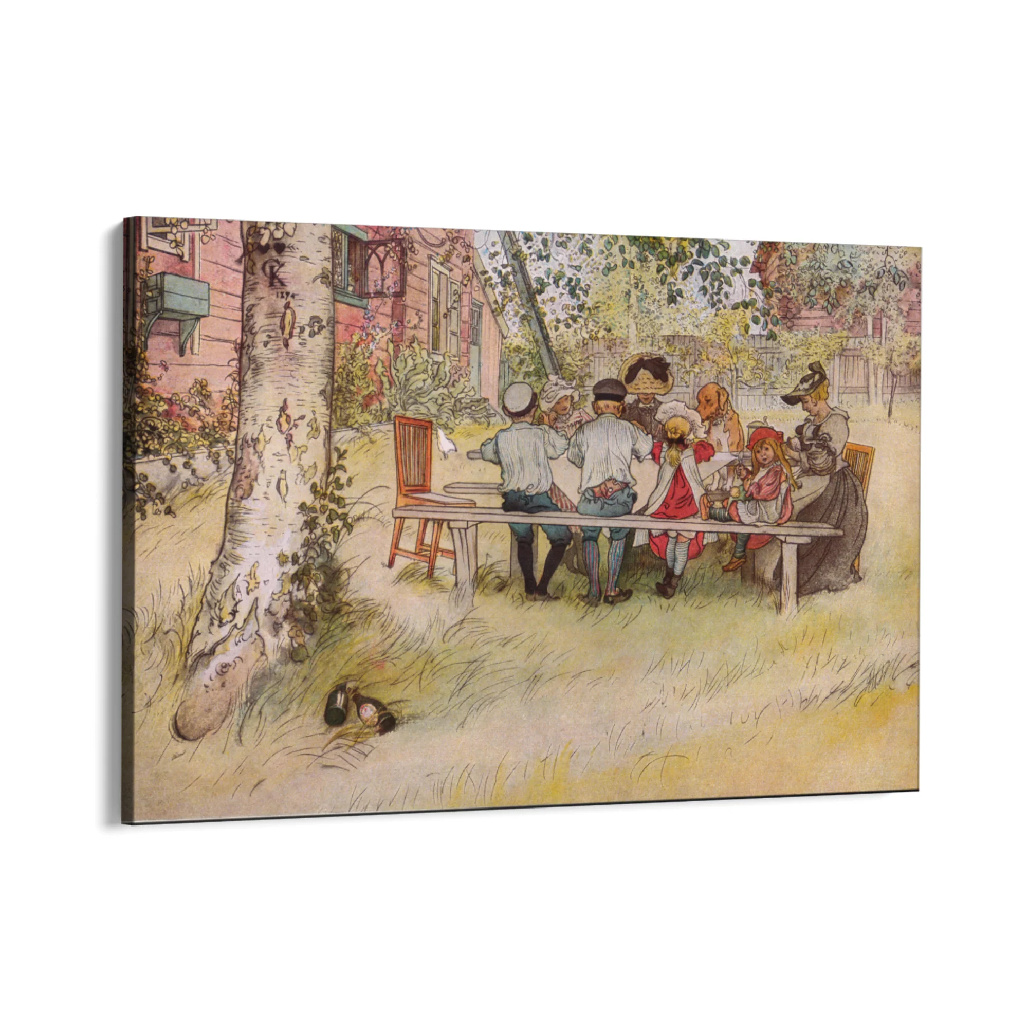 Colazione sotto la grande betulla, Carl Larsson - Image 8