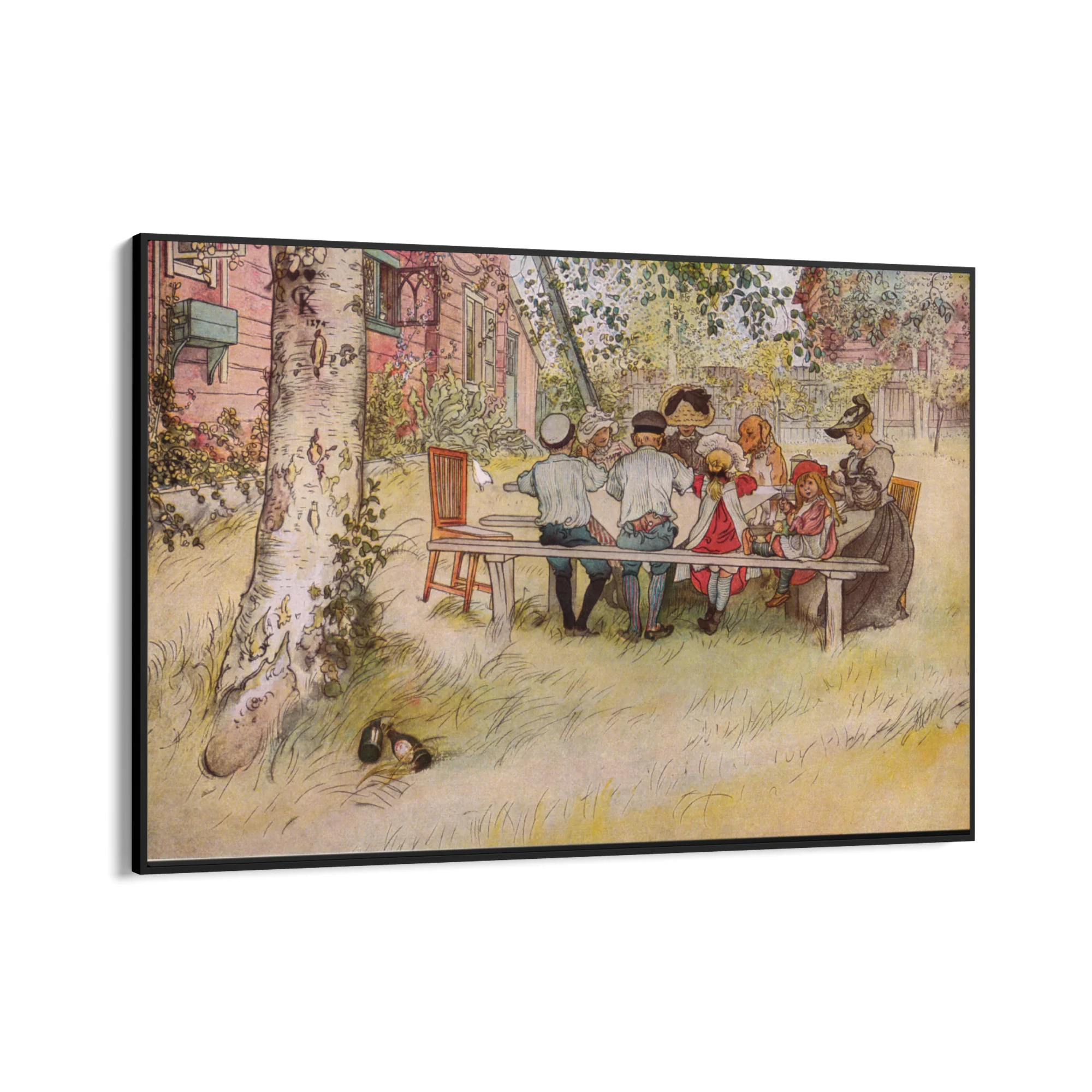 Colazione sotto la grande betulla, Carl Larsson - Image 9