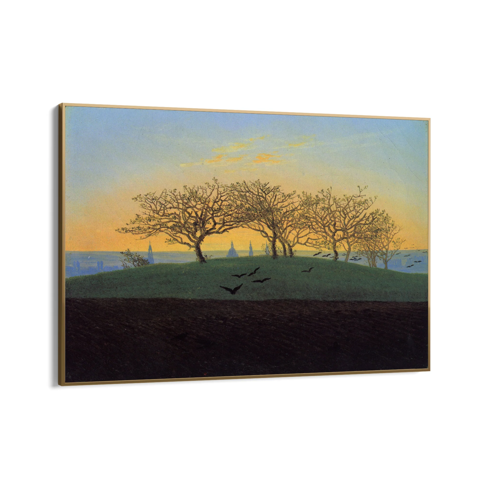 Collina e campo arato vicino a Dresda, Caspar David Friedrich - Image 10