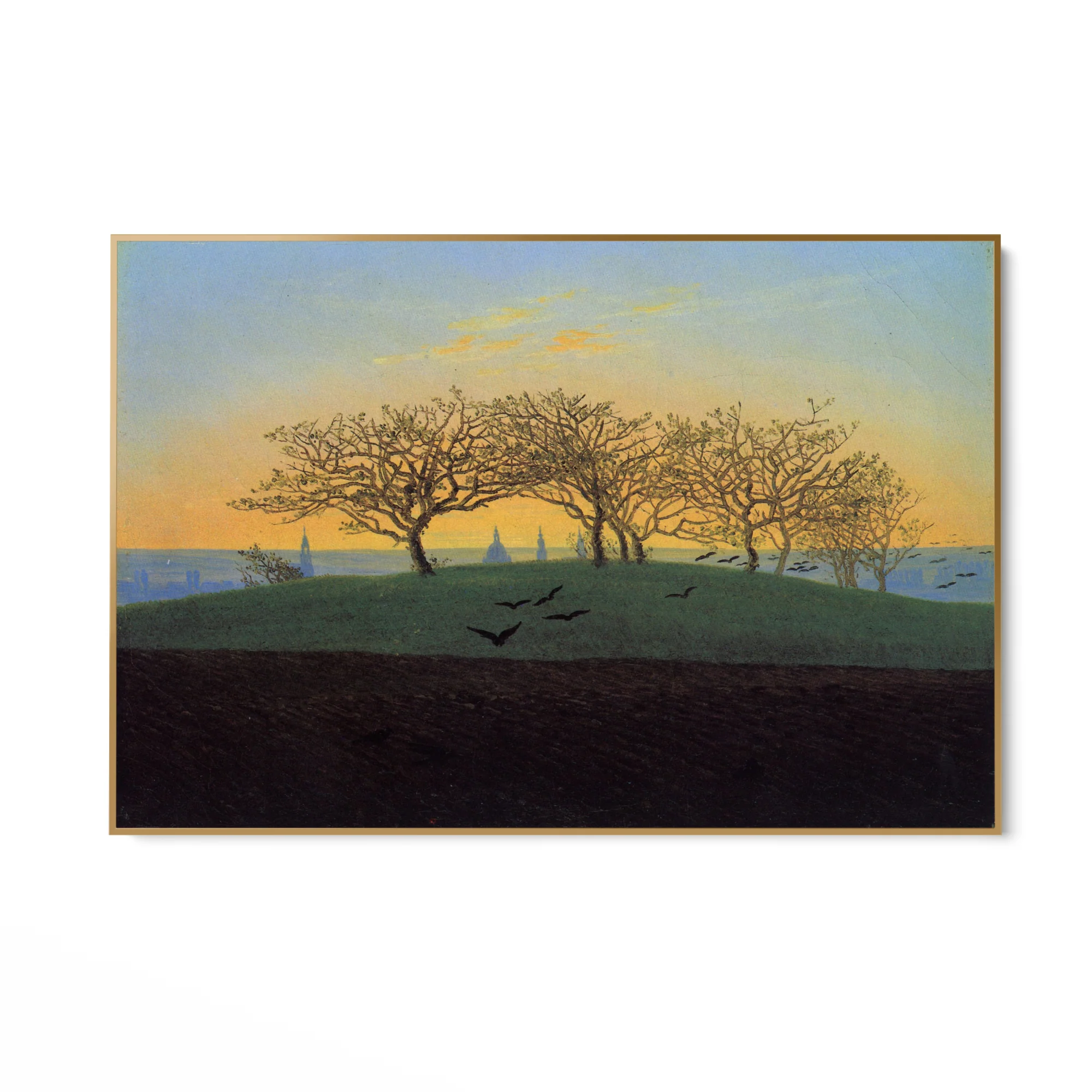 Collina e campo arato vicino a Dresda, Caspar David Friedrich - Image 6