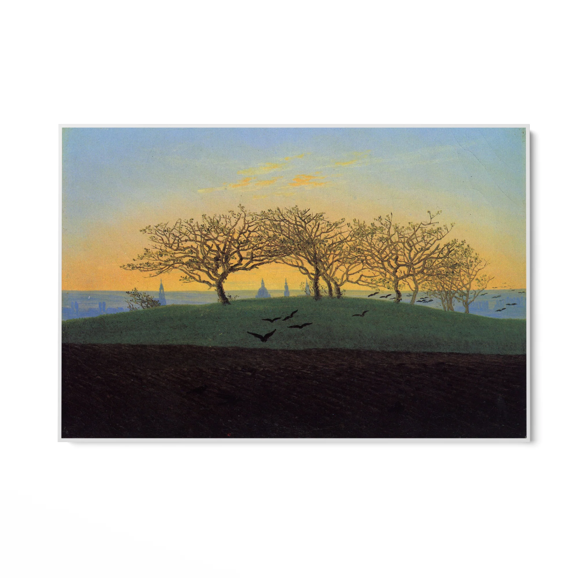 Collina e campo arato vicino a Dresda, Caspar David Friedrich - Image 7