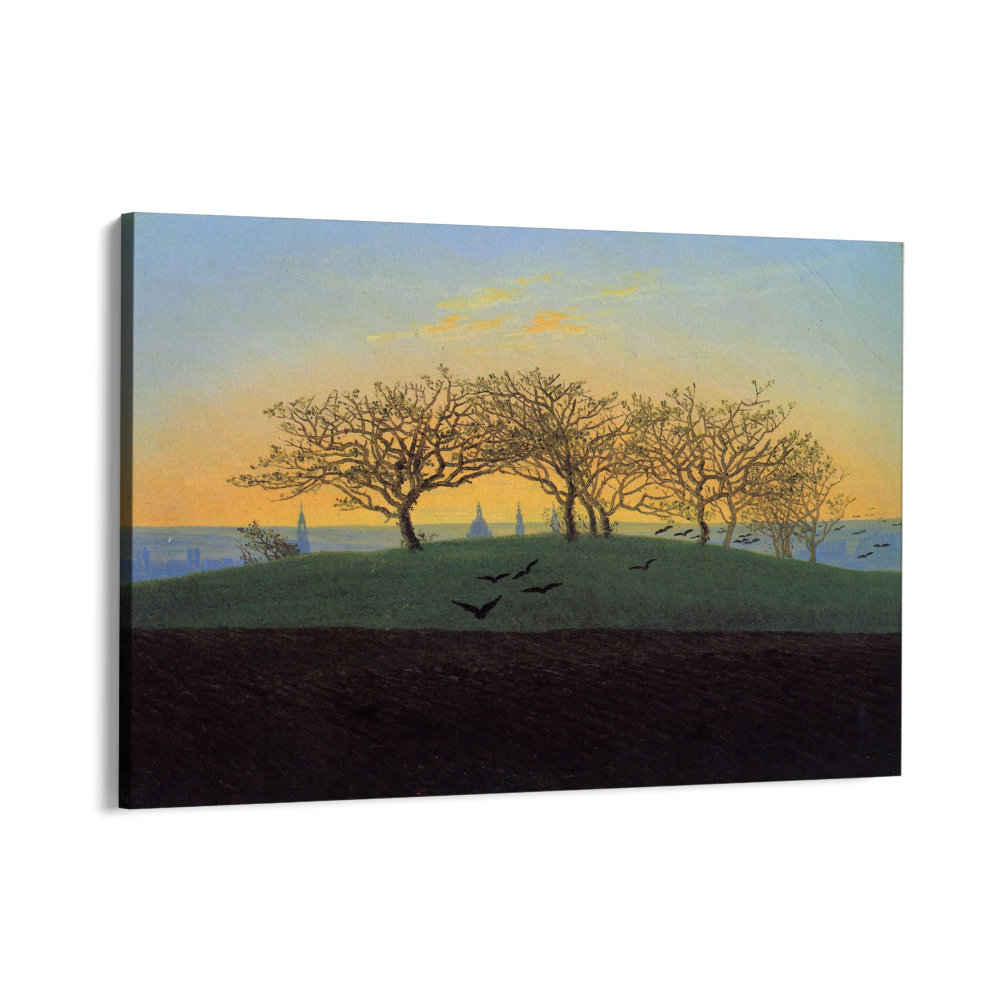 Collina e campo arato vicino a Dresda, Caspar David Friedrich - Image 8