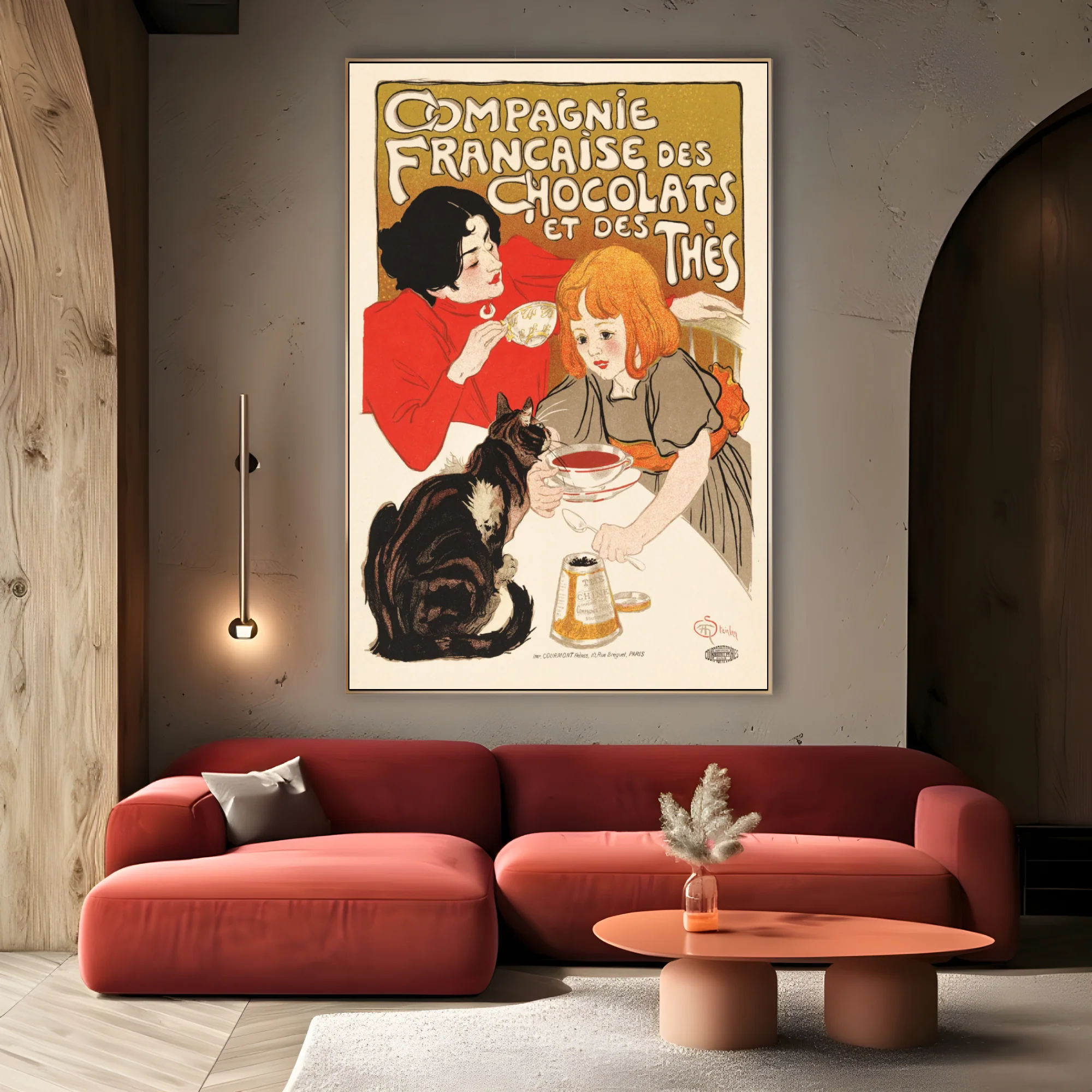 Compagnie Francaise des Chocolats, Théophile Steinlen
