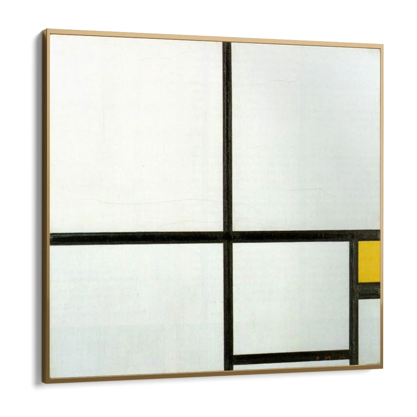 Composizione con Giallo, Piet Mondrian - Image 10