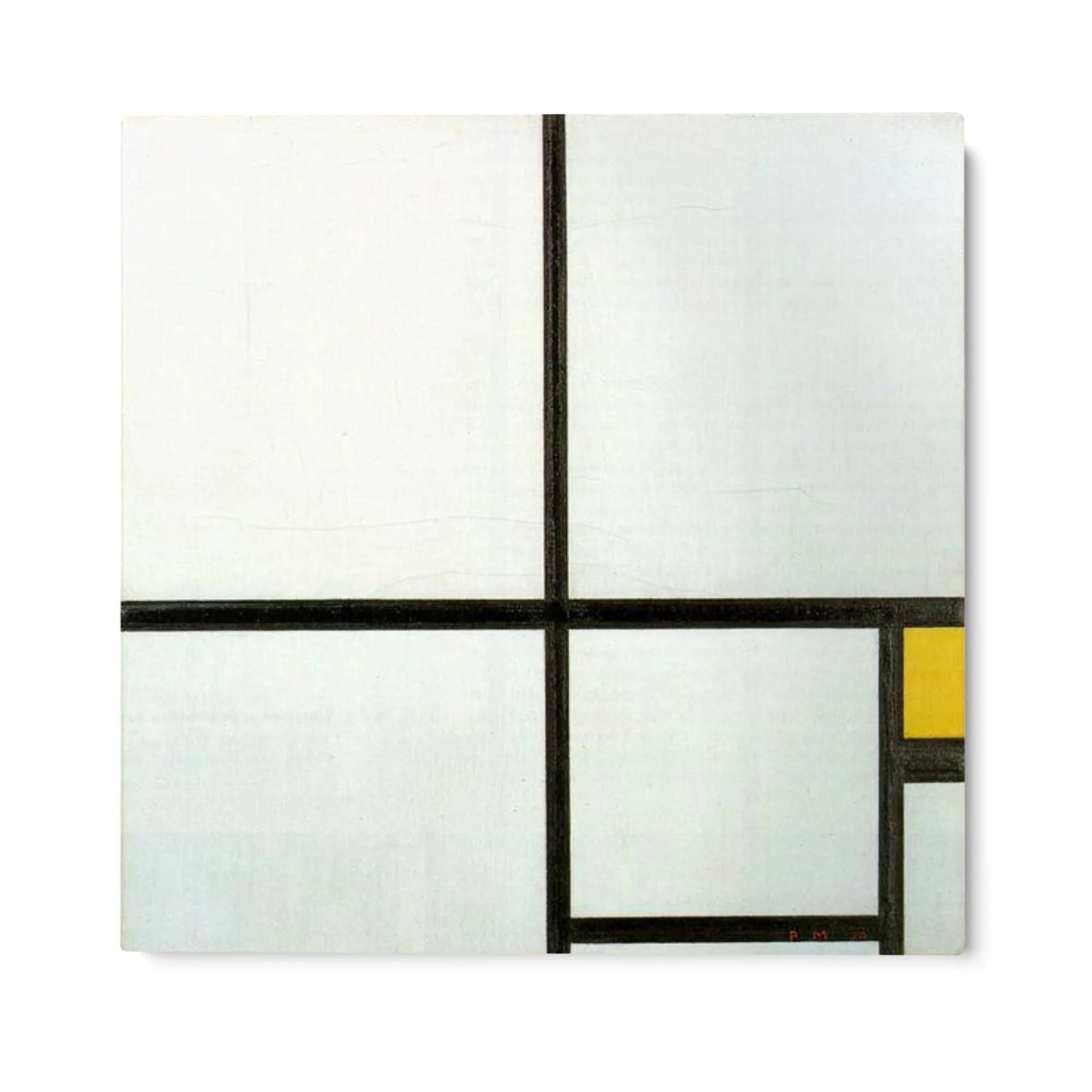 Composizione con Giallo, Piet Mondrian - Image 4