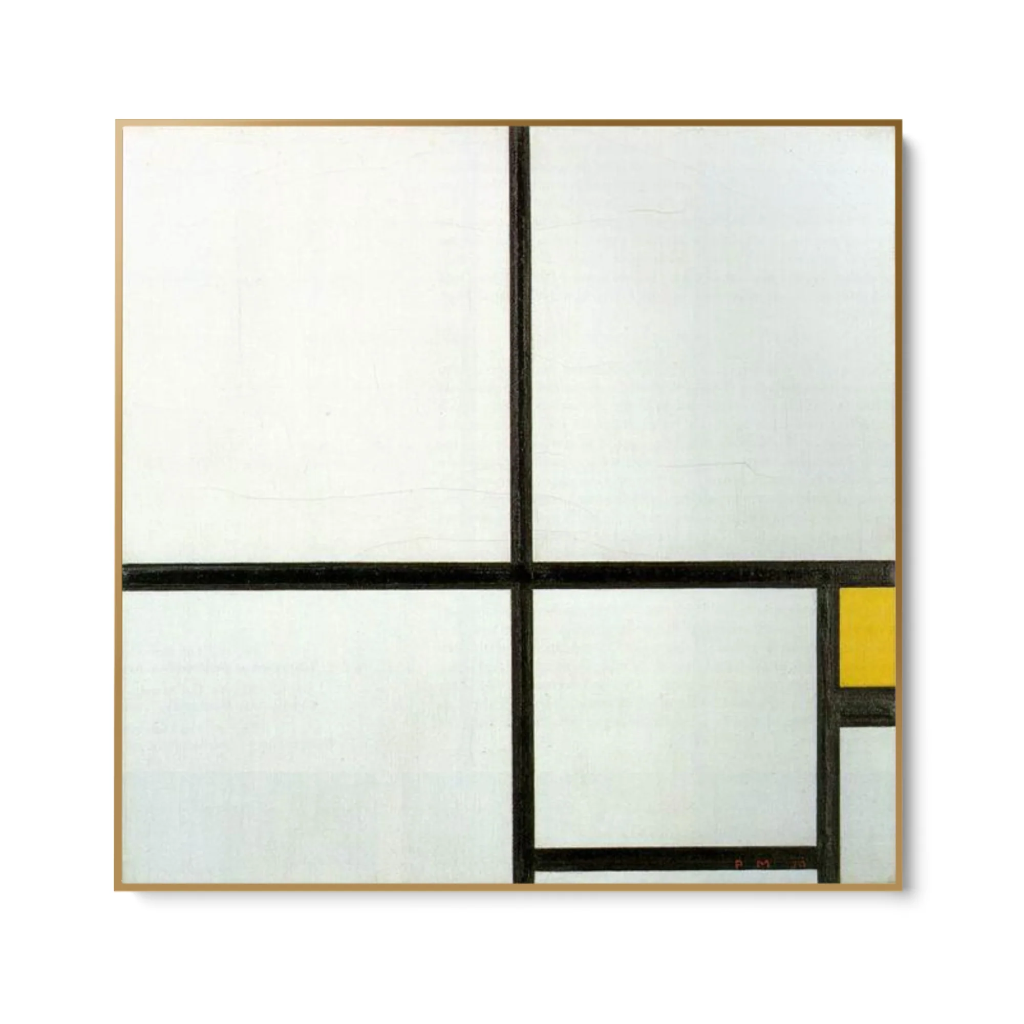Composizione con Giallo, Piet Mondrian - Image 6