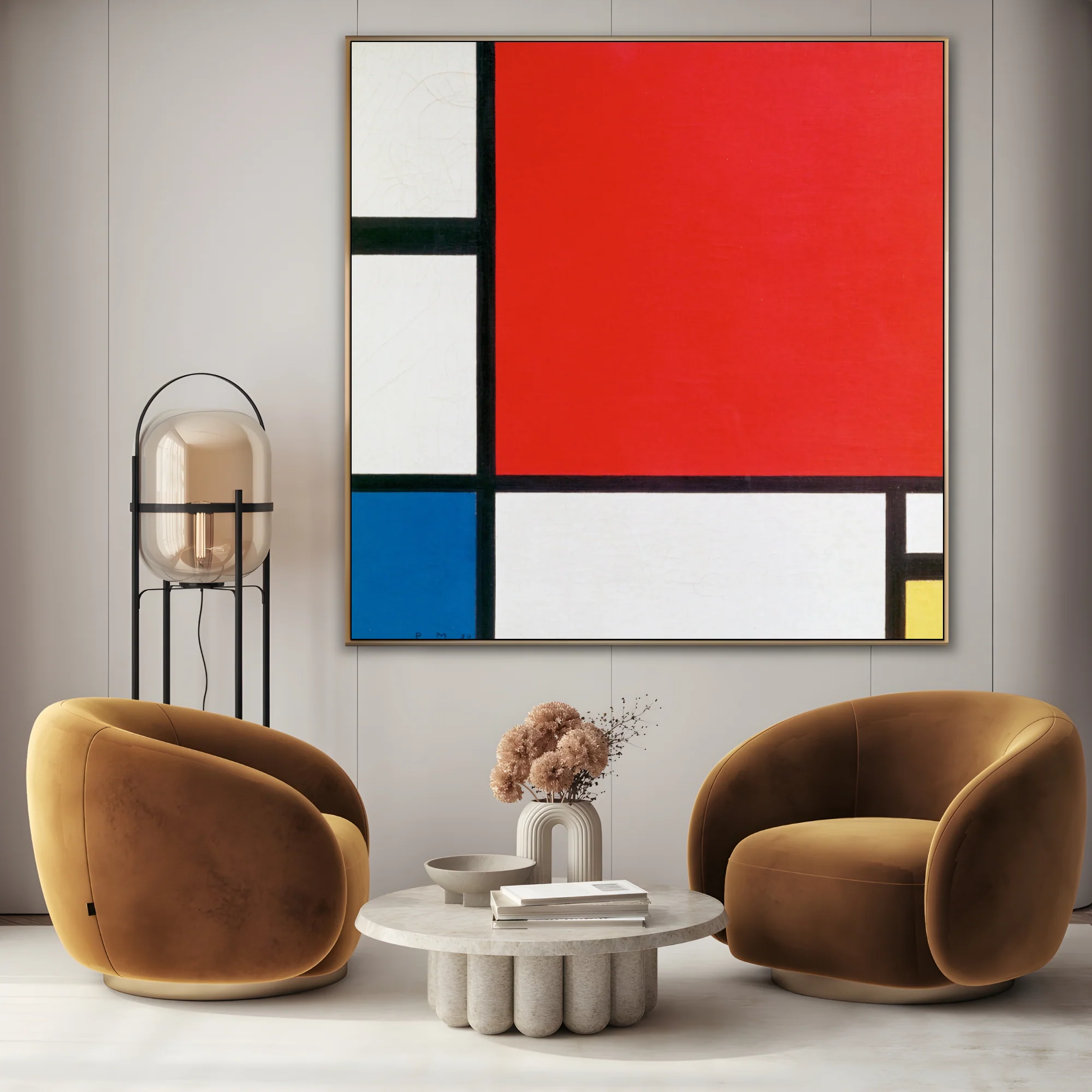 Composizione con rosso, blu e giallo, Piet Mondrian - Image 3