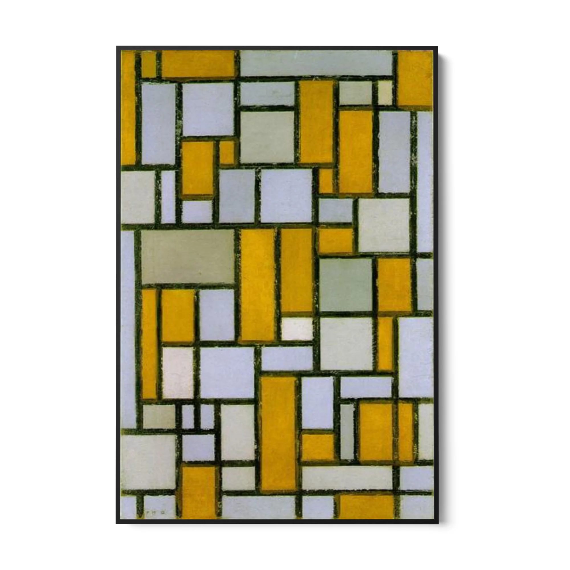 Composizione in grigio e ocra, Piet Mondrian - Image 5