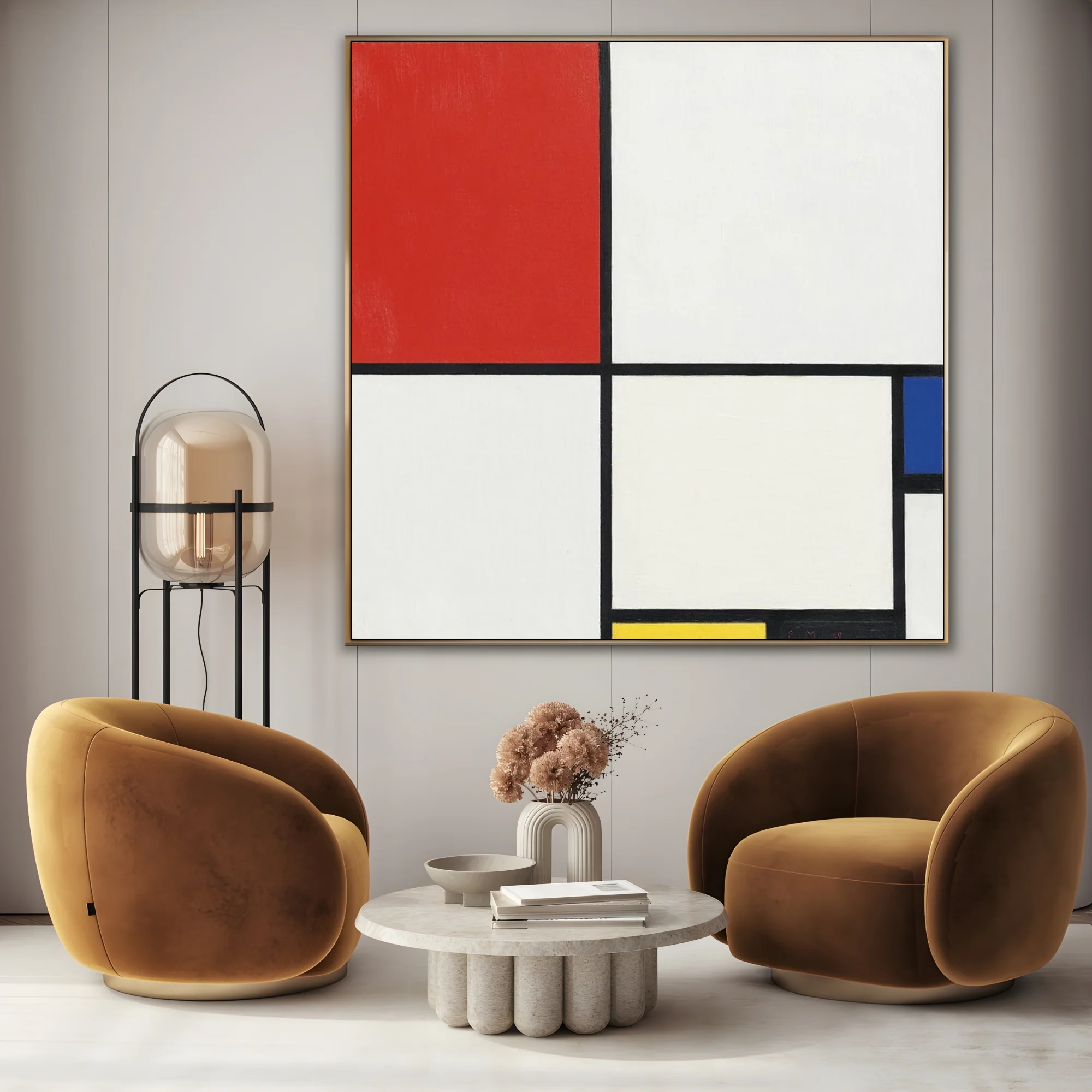 Composizione N. III con Rosso, Blu, Giallo E Nero, Piet Mondrian - Image 2
