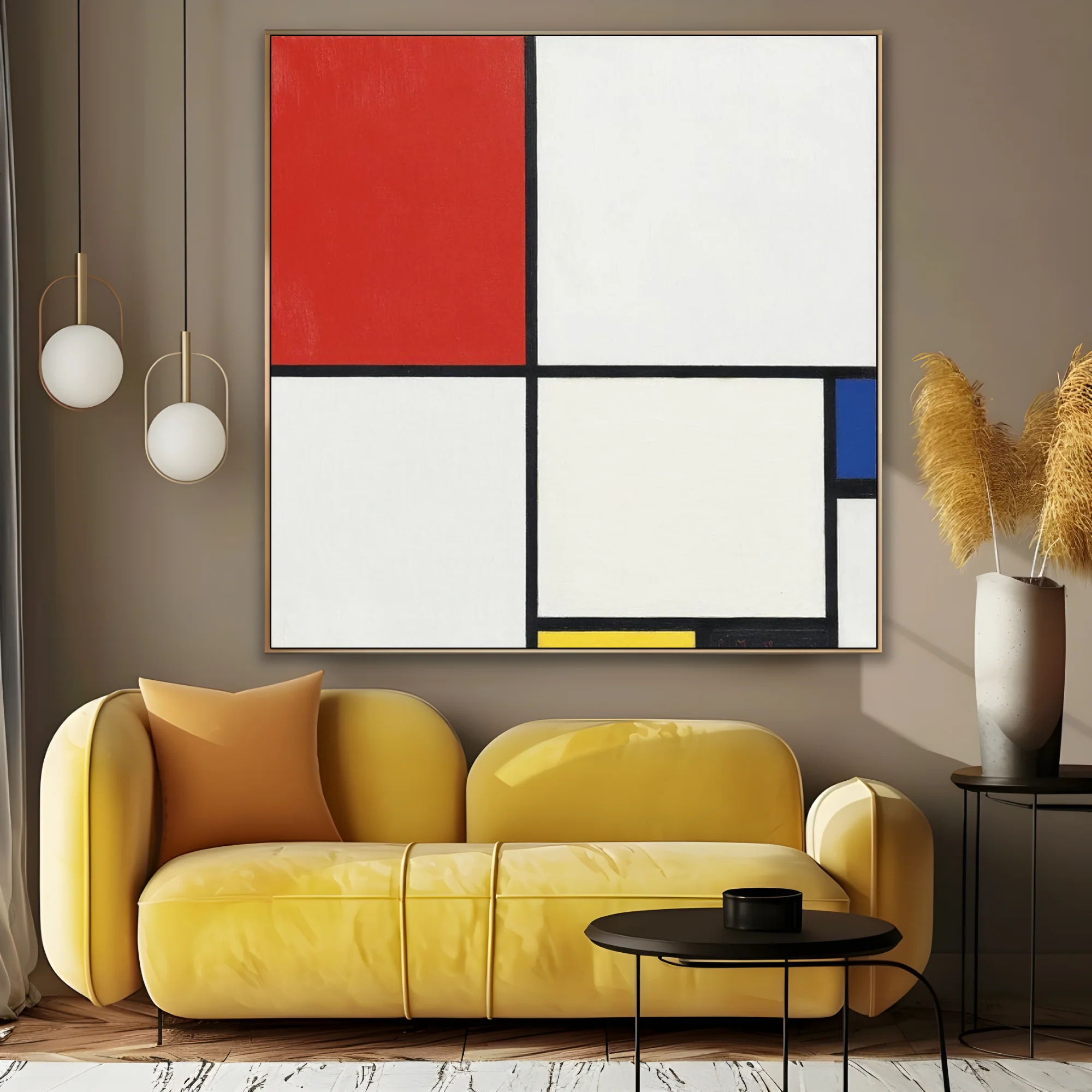 Composizione N. III con Rosso, Blu, Giallo E Nero, Piet Mondrian - Image 3