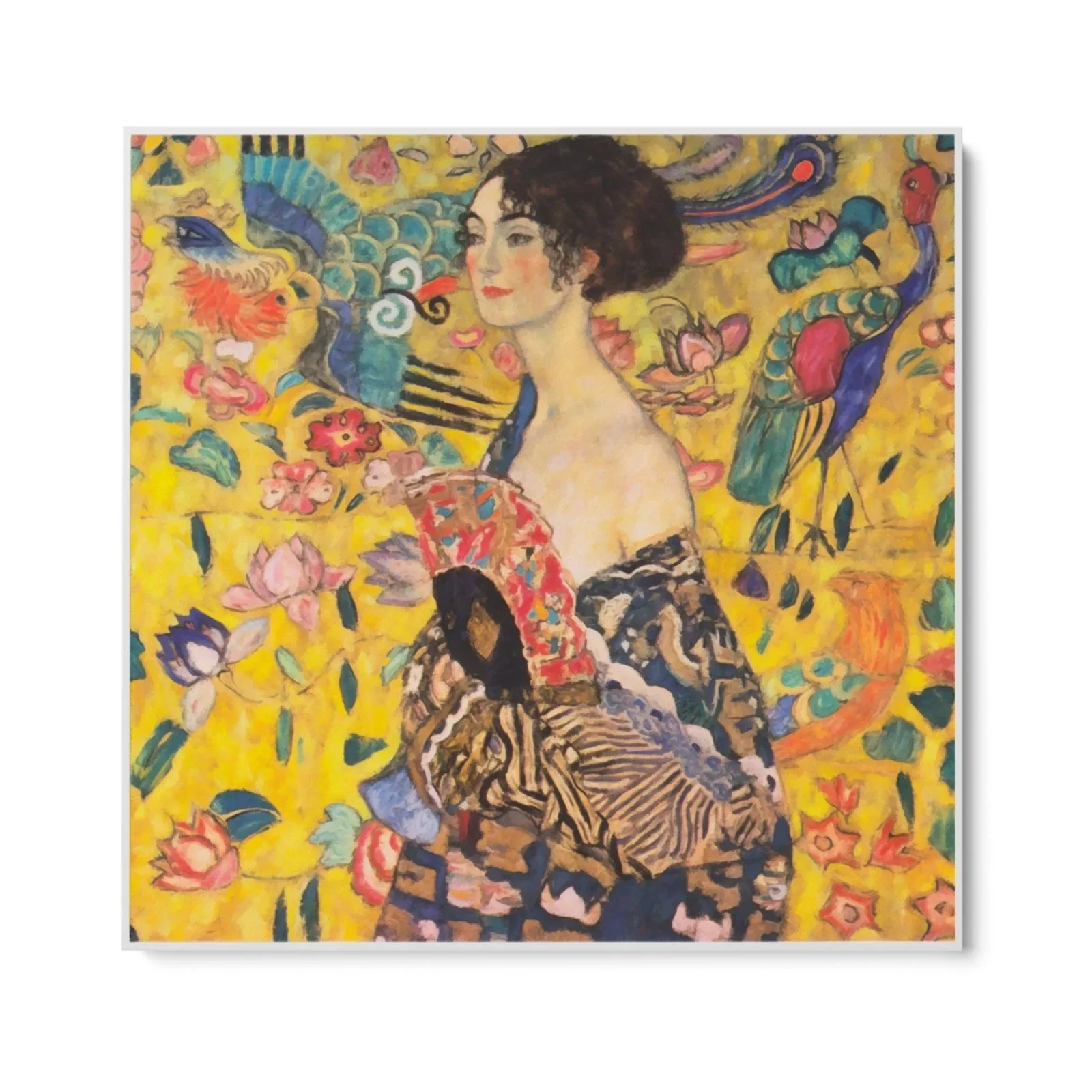 Dama con ventaglio, Gustav Klimt - Image 8