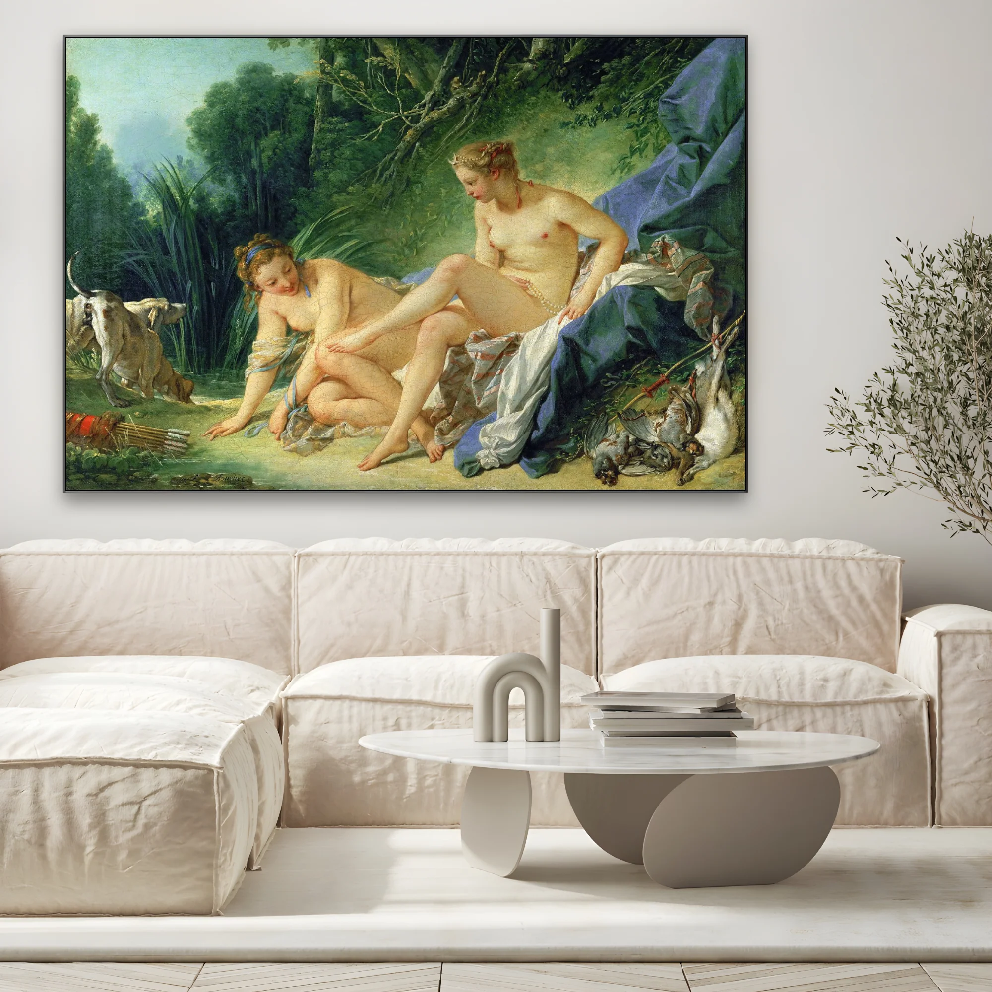 Diana al bagno, François Boucher - Image 3
