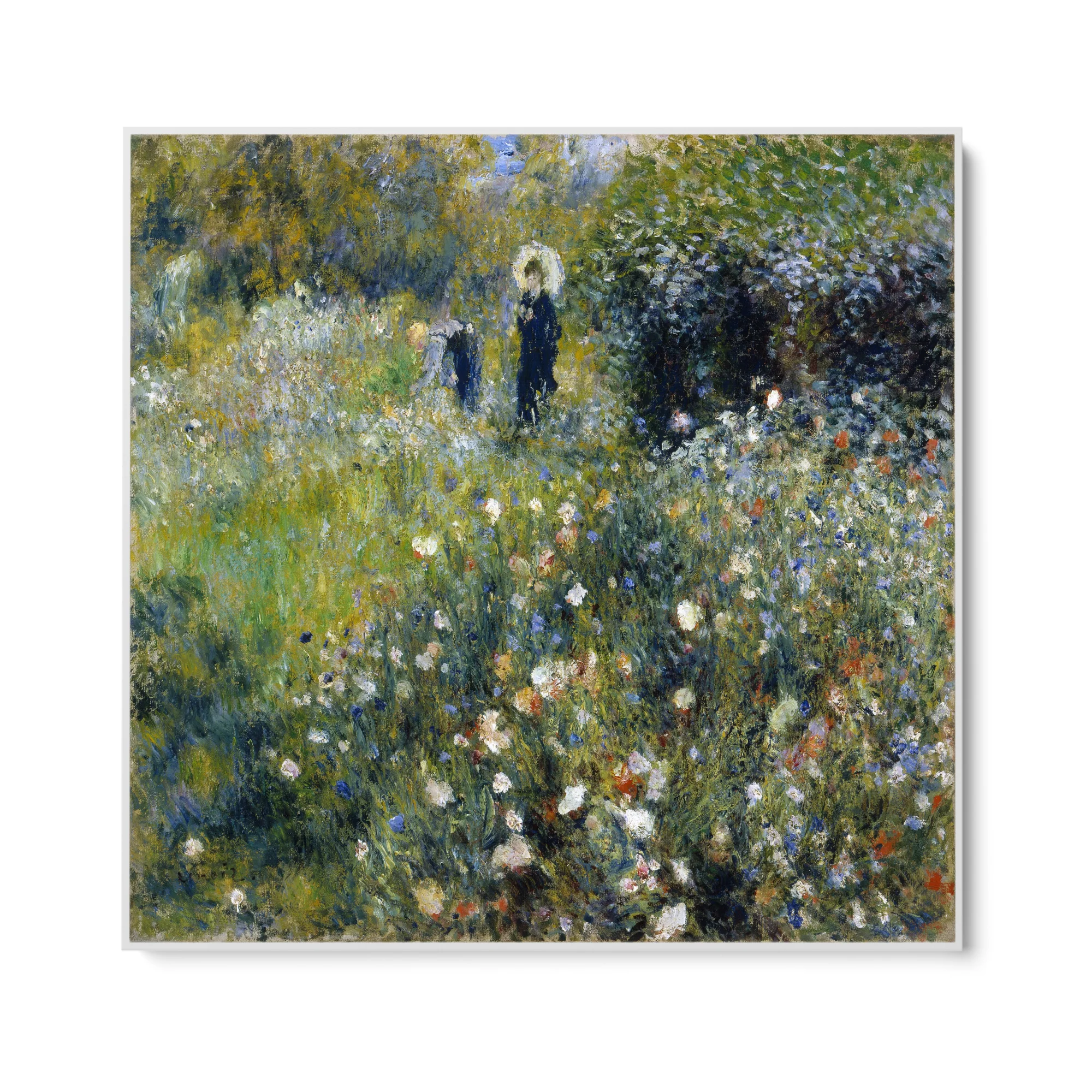 Donna con un parasole in un Giardino, Pierre Auguste Renoir - Image 7