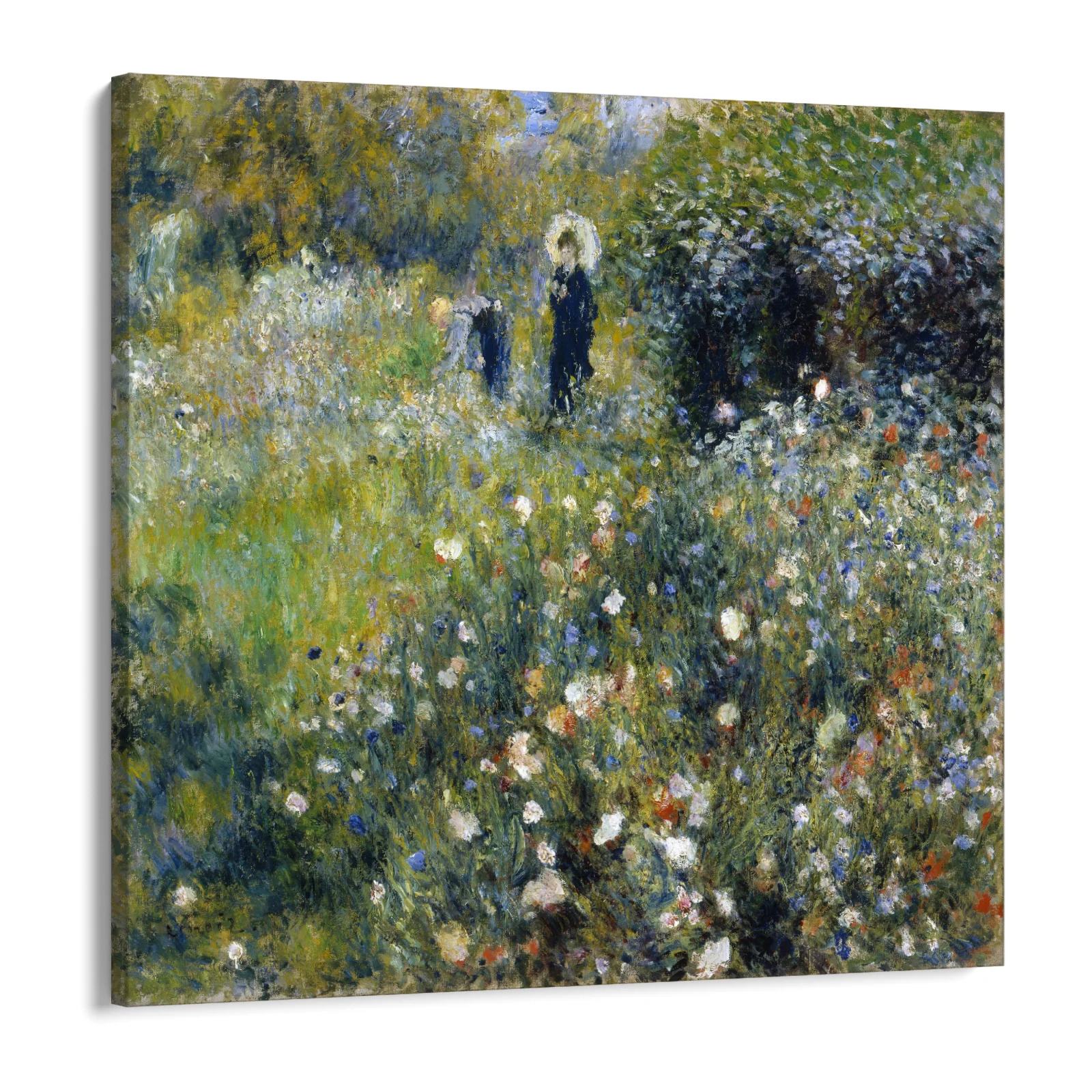 Donna con un parasole in un Giardino, Pierre Auguste Renoir - Image 8