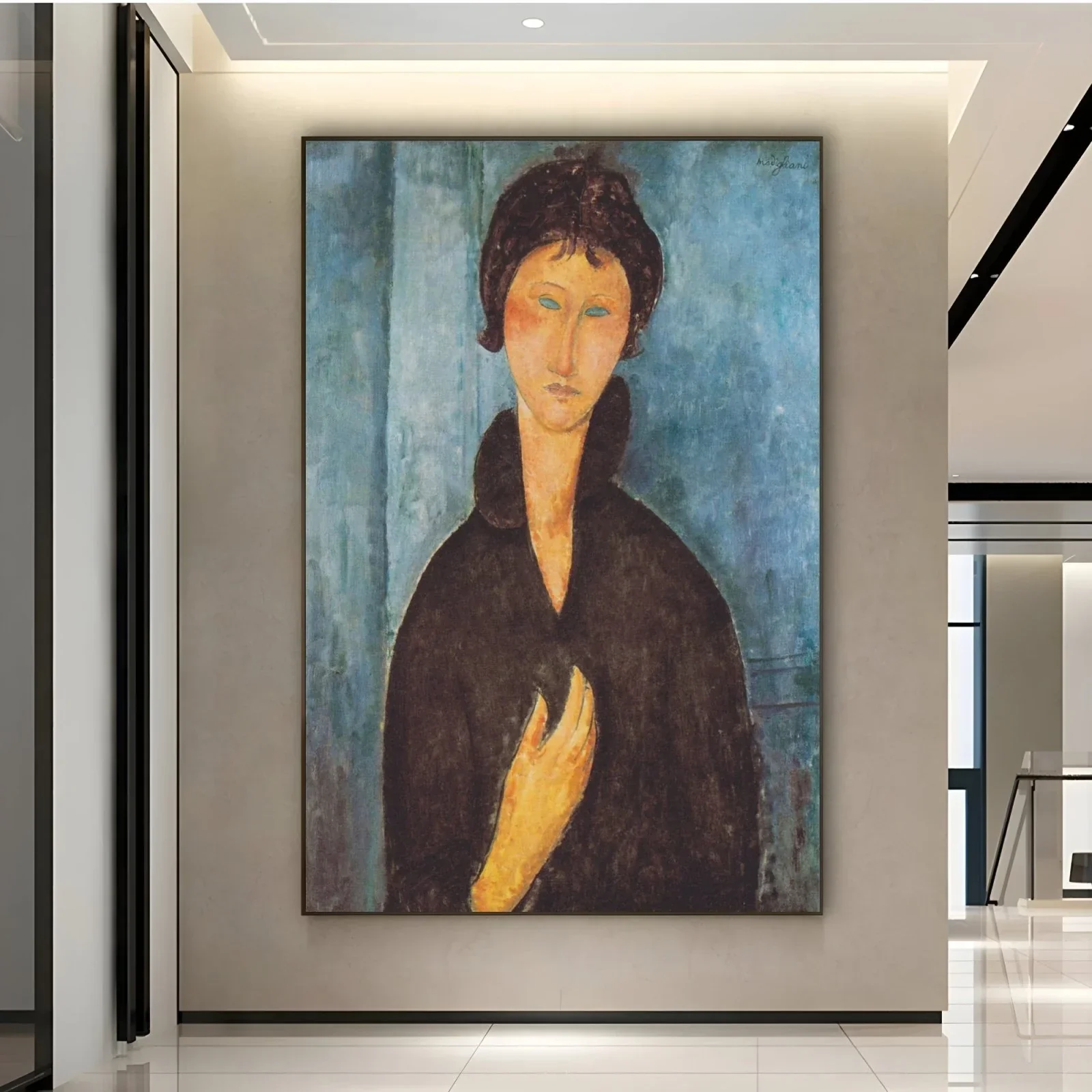 Donna dagli occhi azzurri, Amedeo Modigliani
