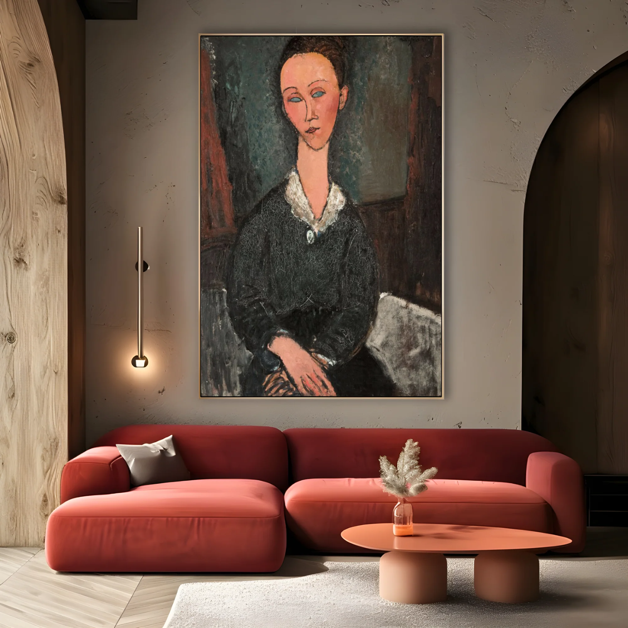 Donna dal colletto bianco, Amedeo Modigliani - Image 2