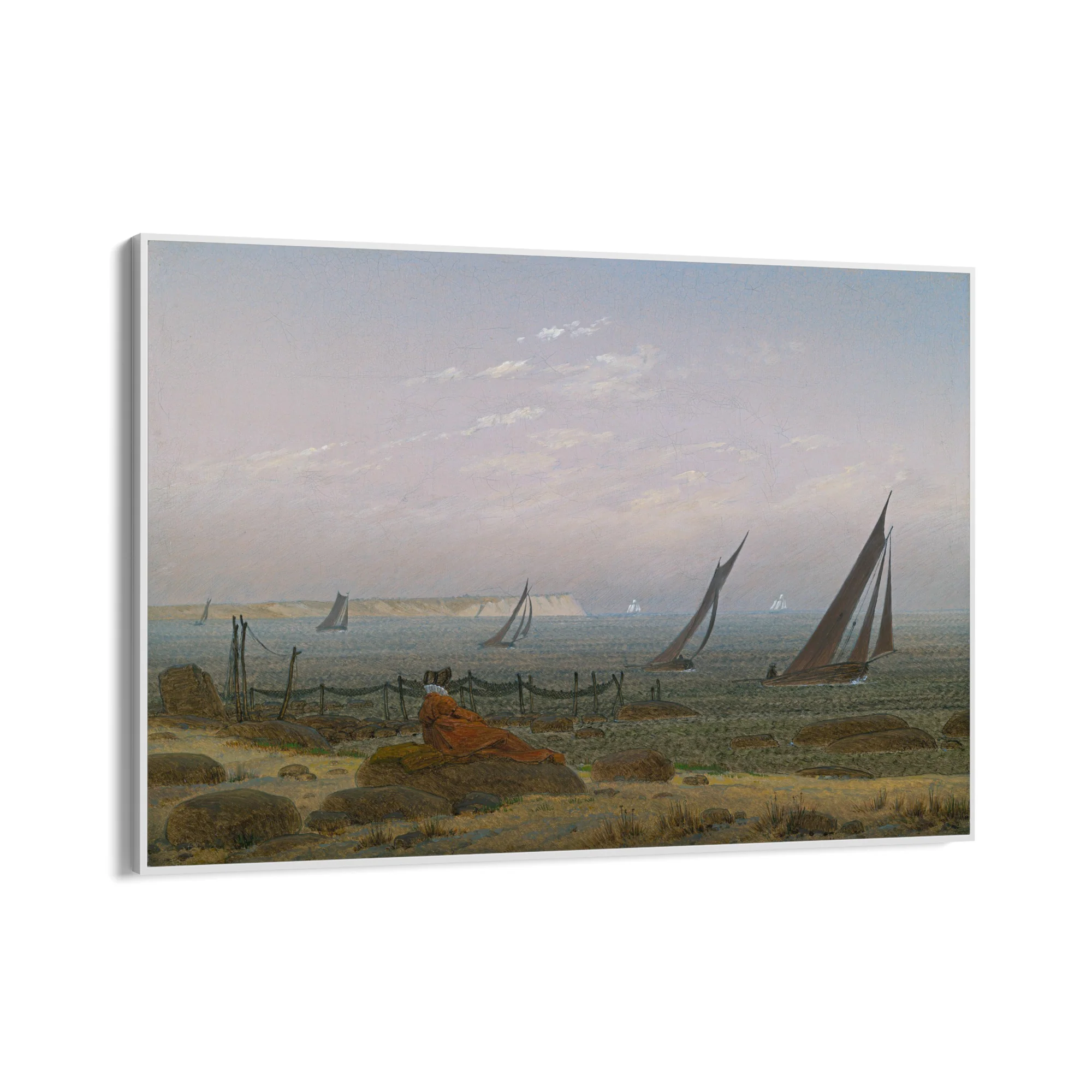 Donna sulla spiaggia di Ruegen, Caspar David Friedrich - Image 11