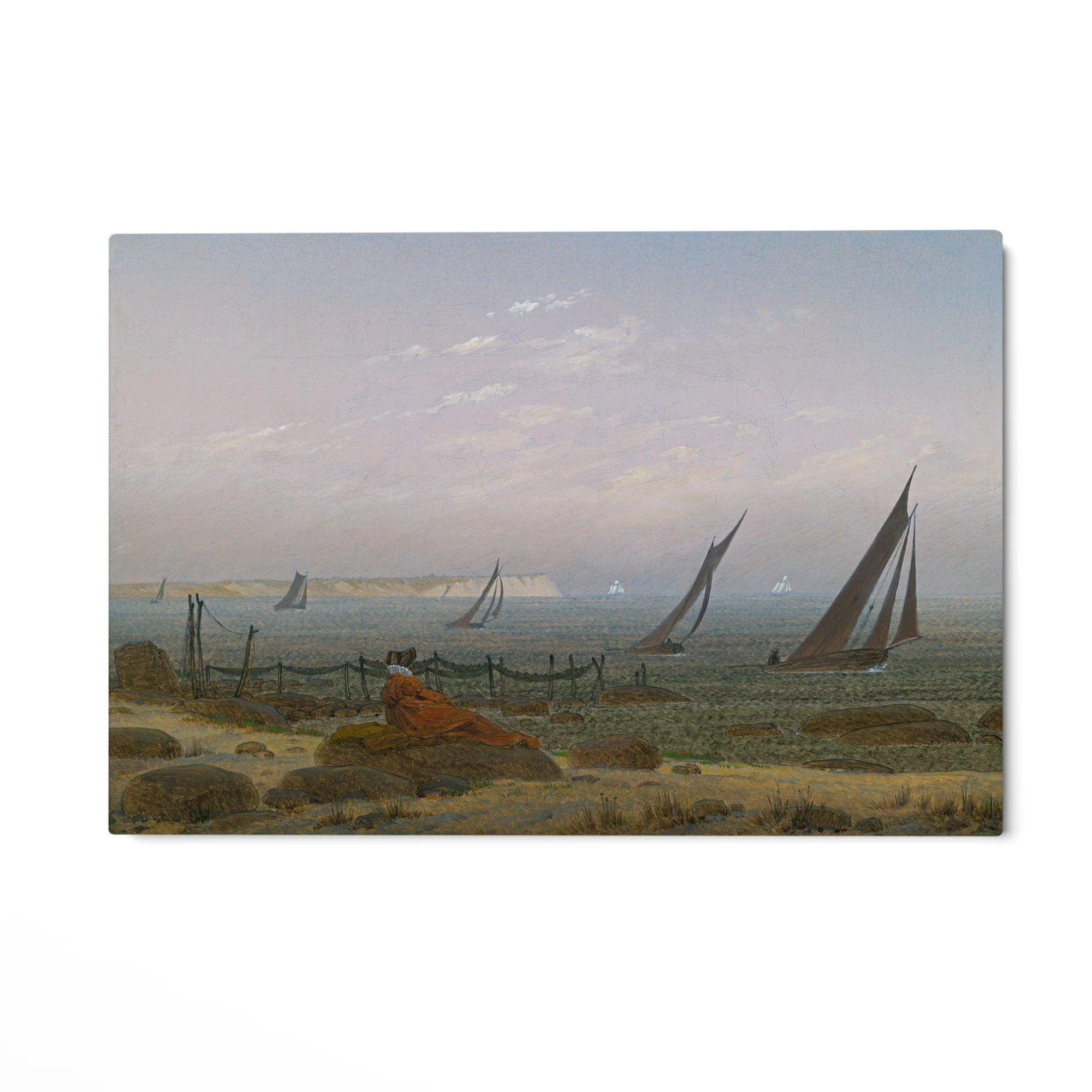 Donna sulla spiaggia di Ruegen, Caspar David Friedrich - Image 4