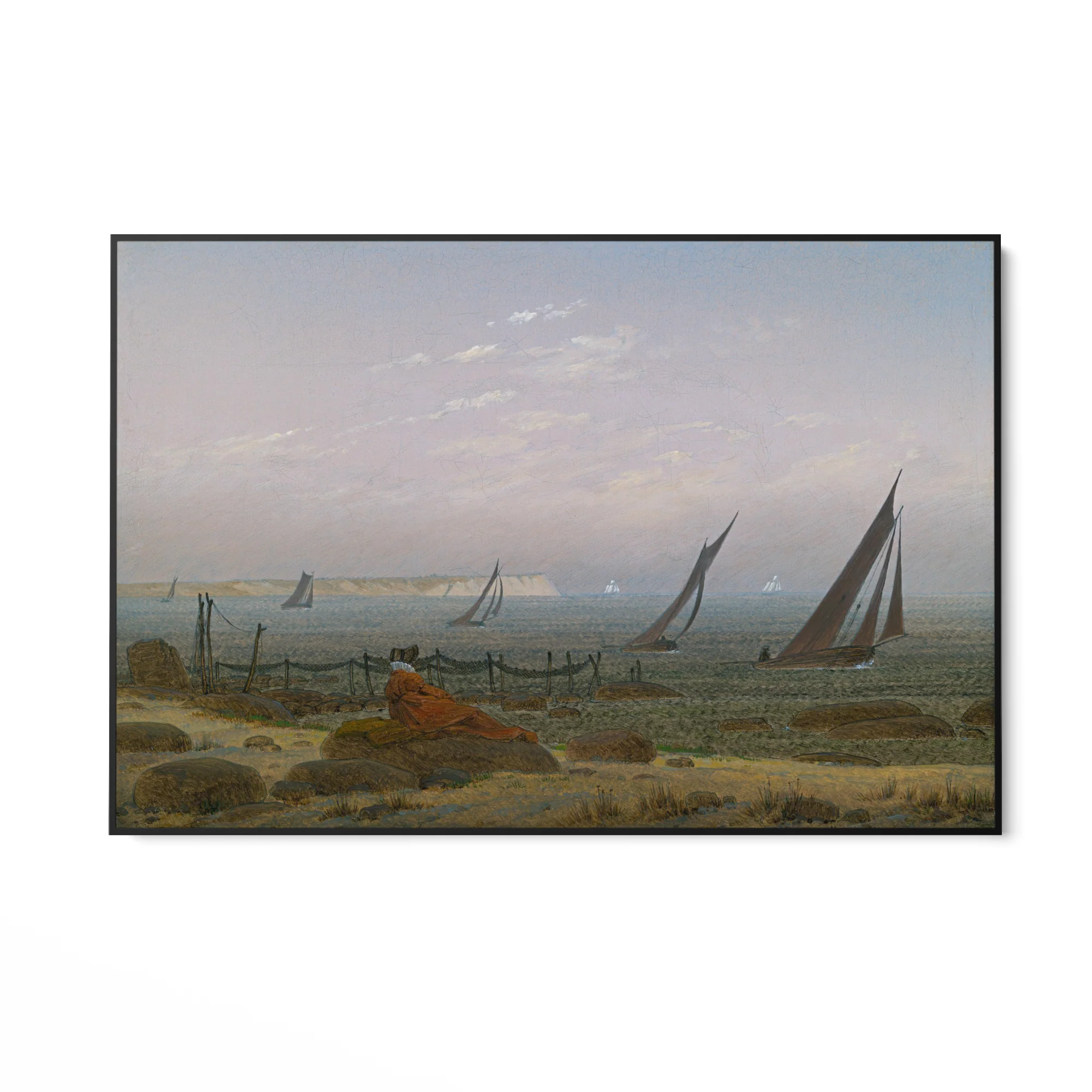 Donna sulla spiaggia di Ruegen, Caspar David Friedrich - Image 5