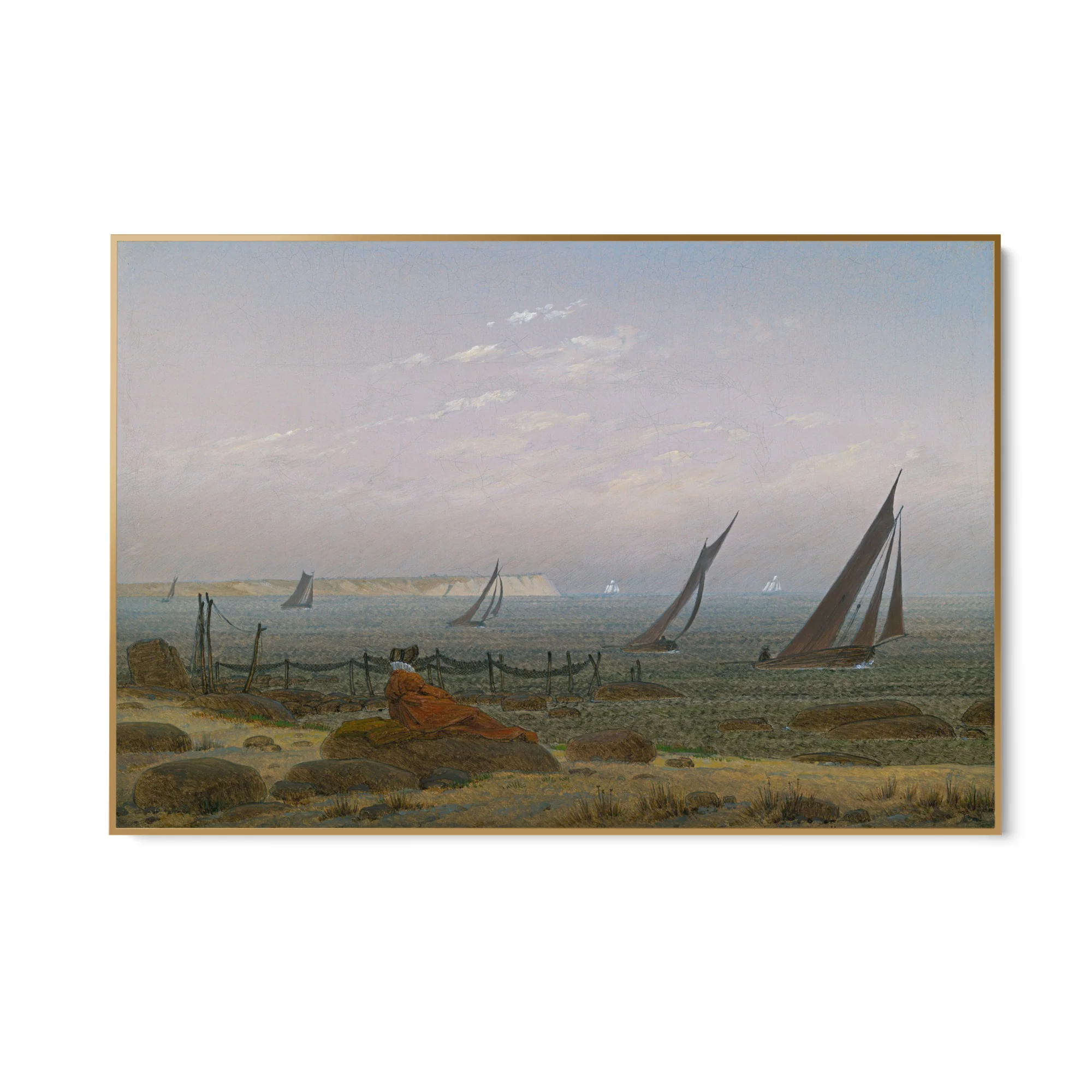 Donna sulla spiaggia di Ruegen, Caspar David Friedrich - Image 6