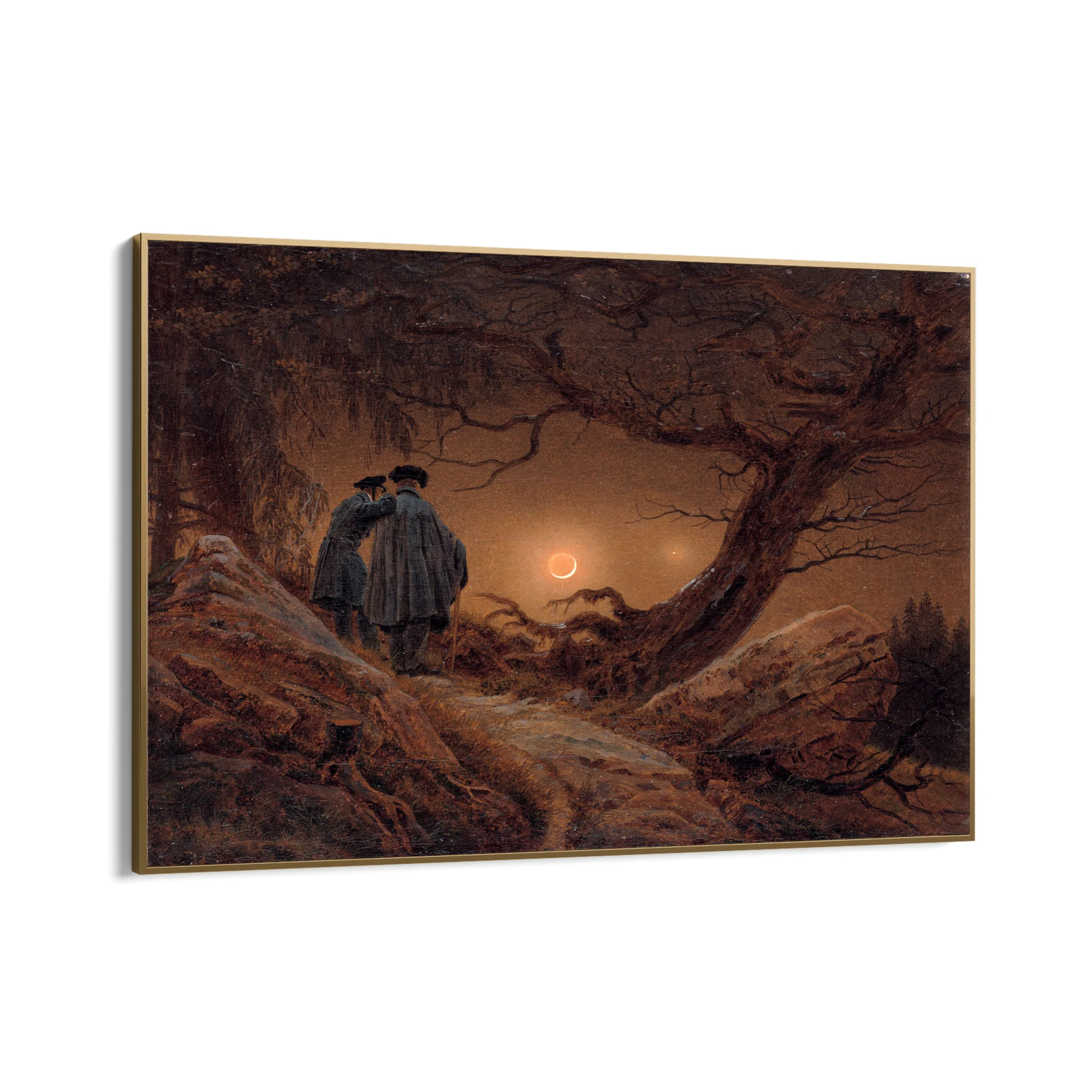 Due uomini contemplano la luna, Caspar David Friedrich - Image 10