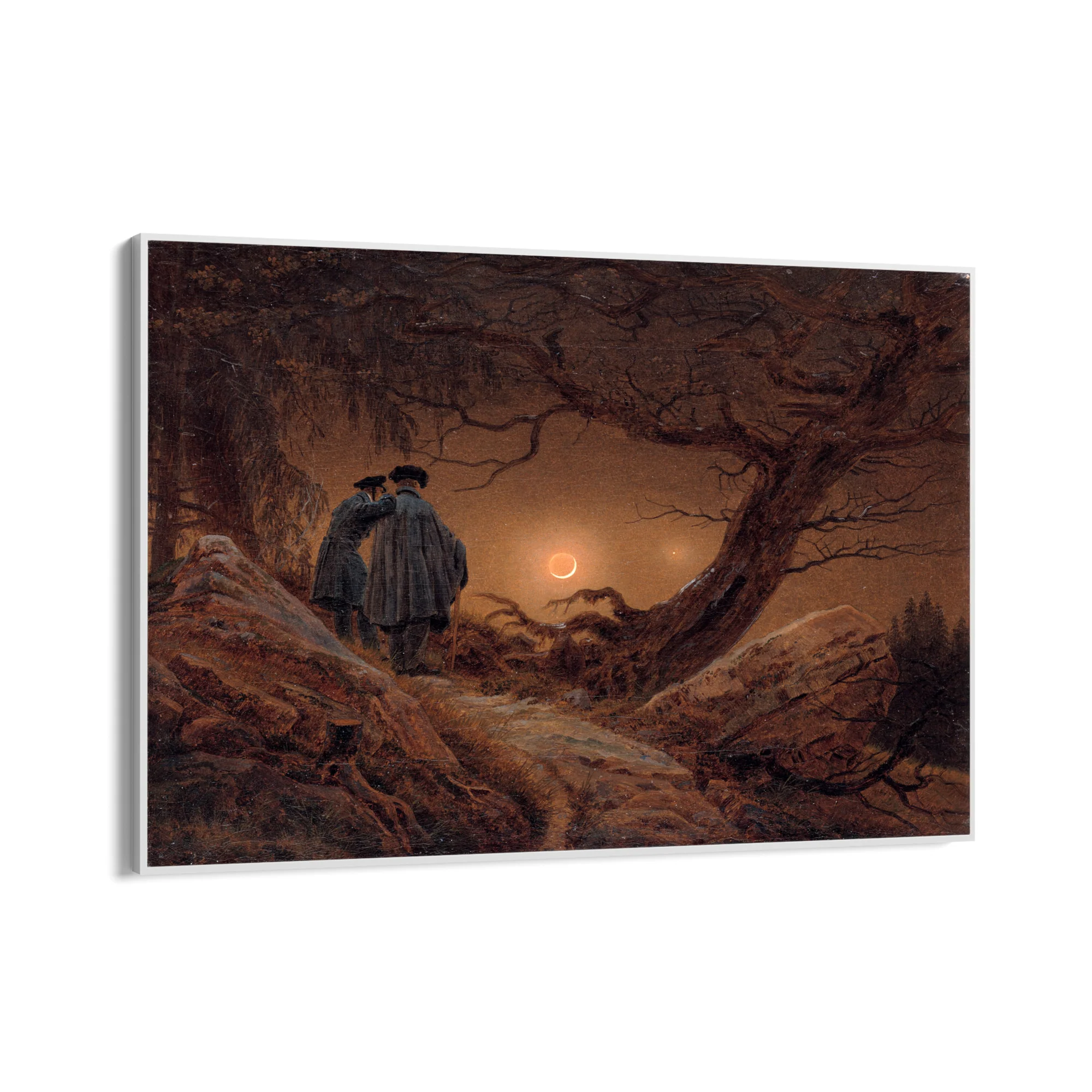 Due uomini contemplano la luna, Caspar David Friedrich - Image 11