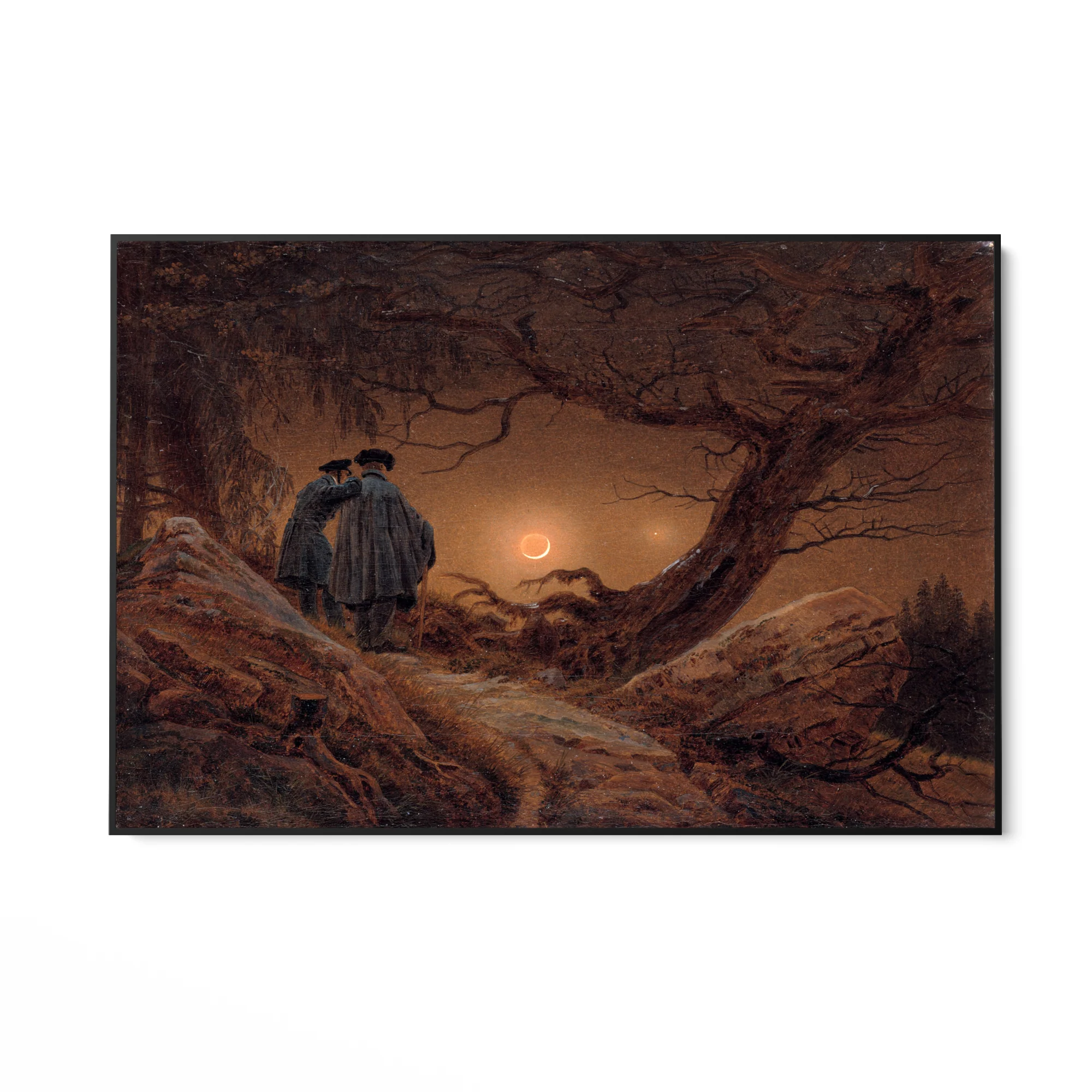 Due uomini contemplano la luna, Caspar David Friedrich - Image 5