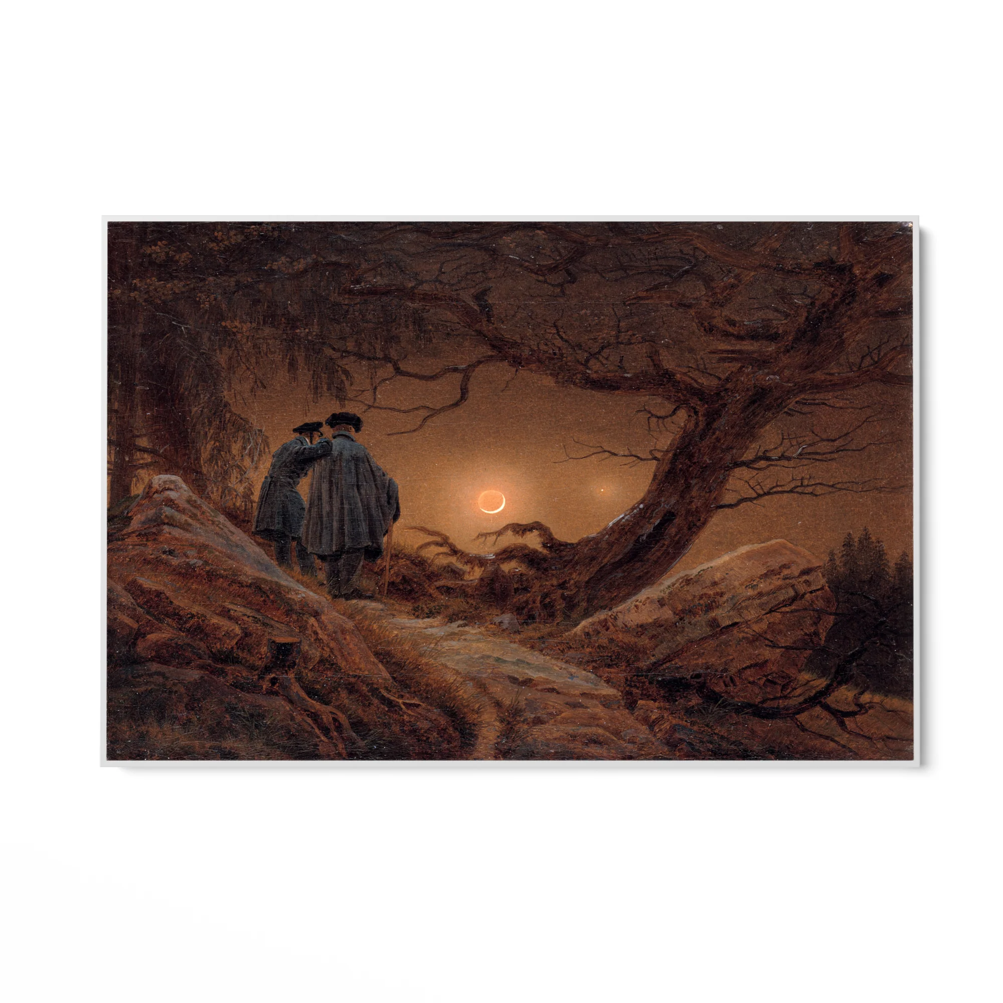 Due uomini contemplano la luna, Caspar David Friedrich - Image 7