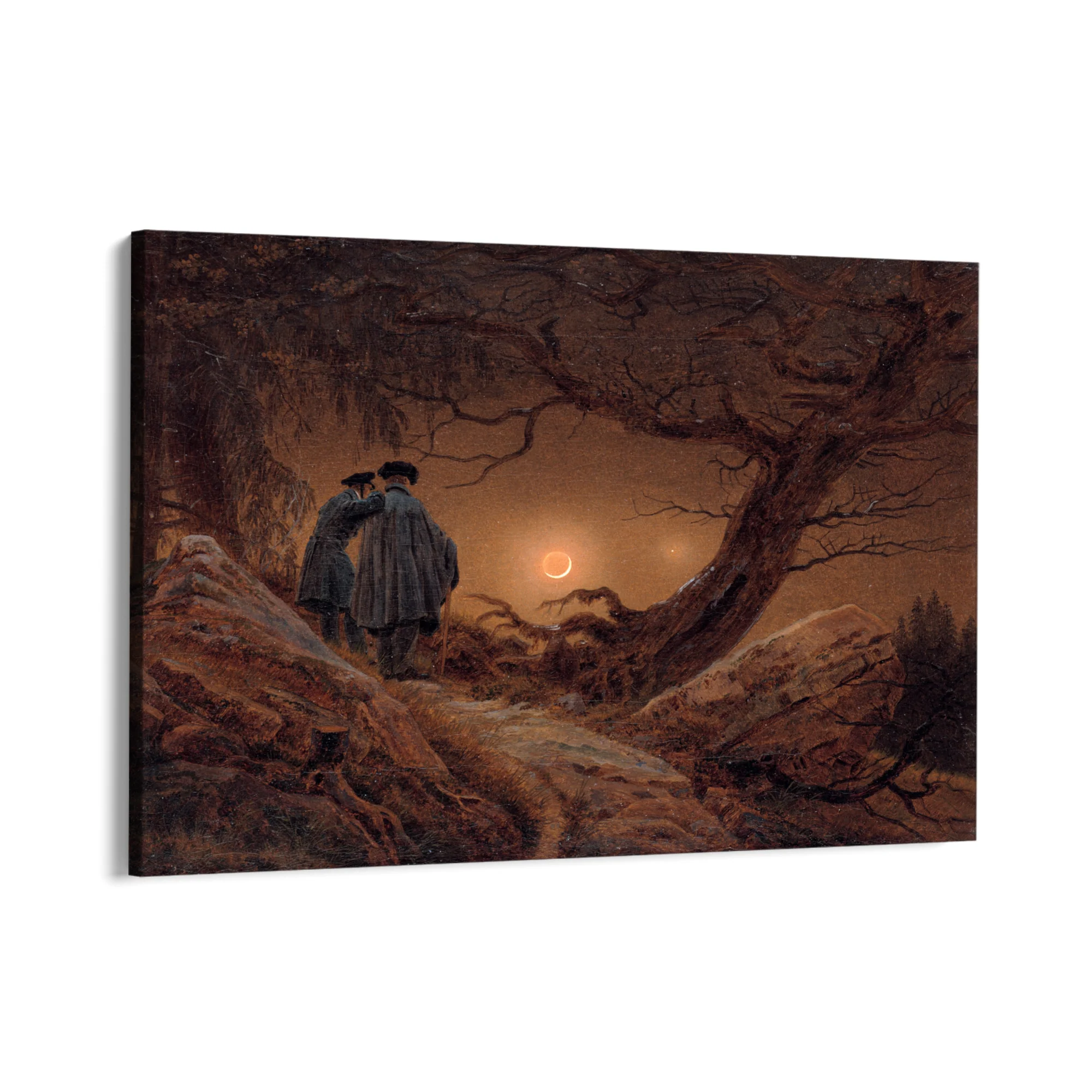 Due uomini contemplano la luna, Caspar David Friedrich - Image 8