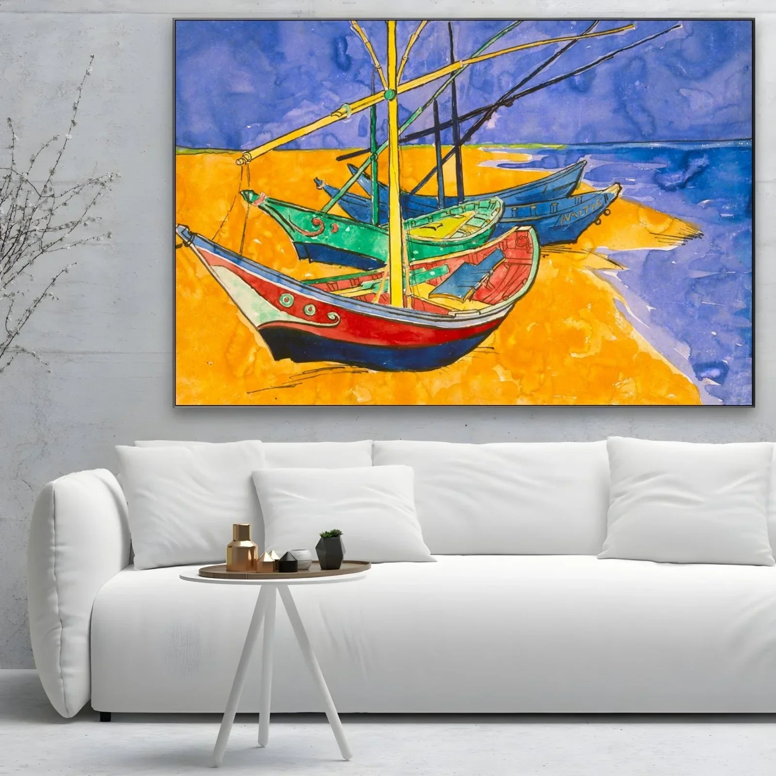 Fishing Boats on the Beach I, Vincent Van Gogh - Image 2