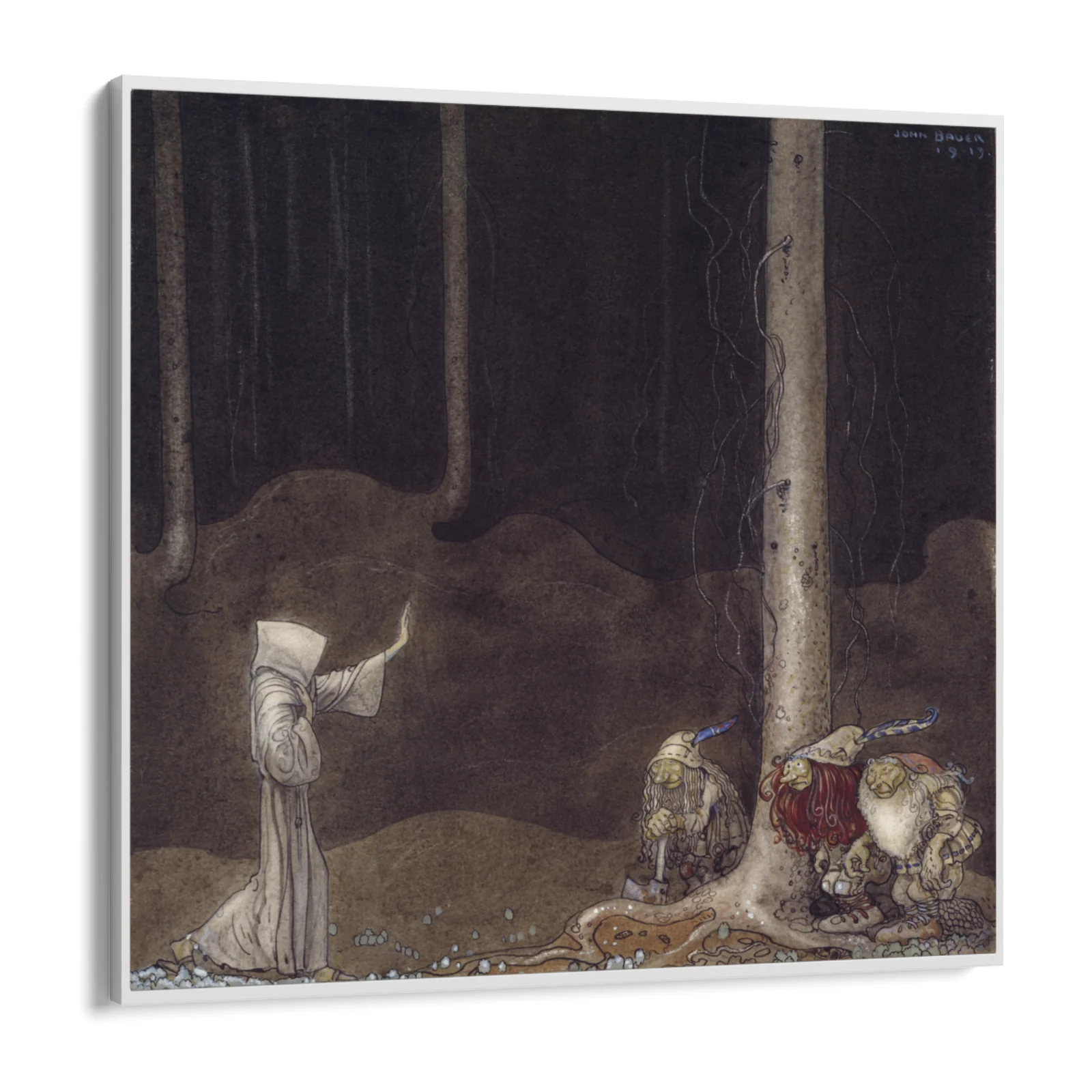 Fratello Martin e i tre troll, John Bauer - Image 11