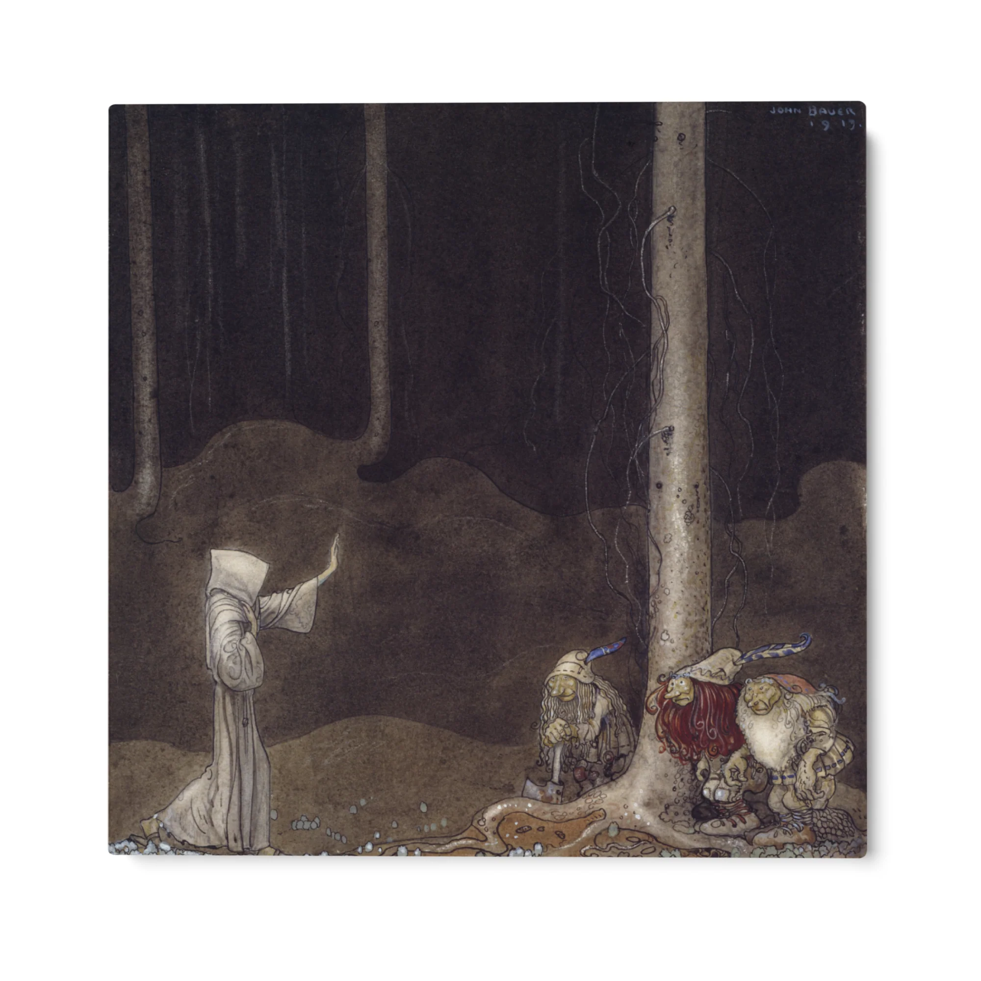 Fratello Martin e i tre troll, John Bauer - Image 4