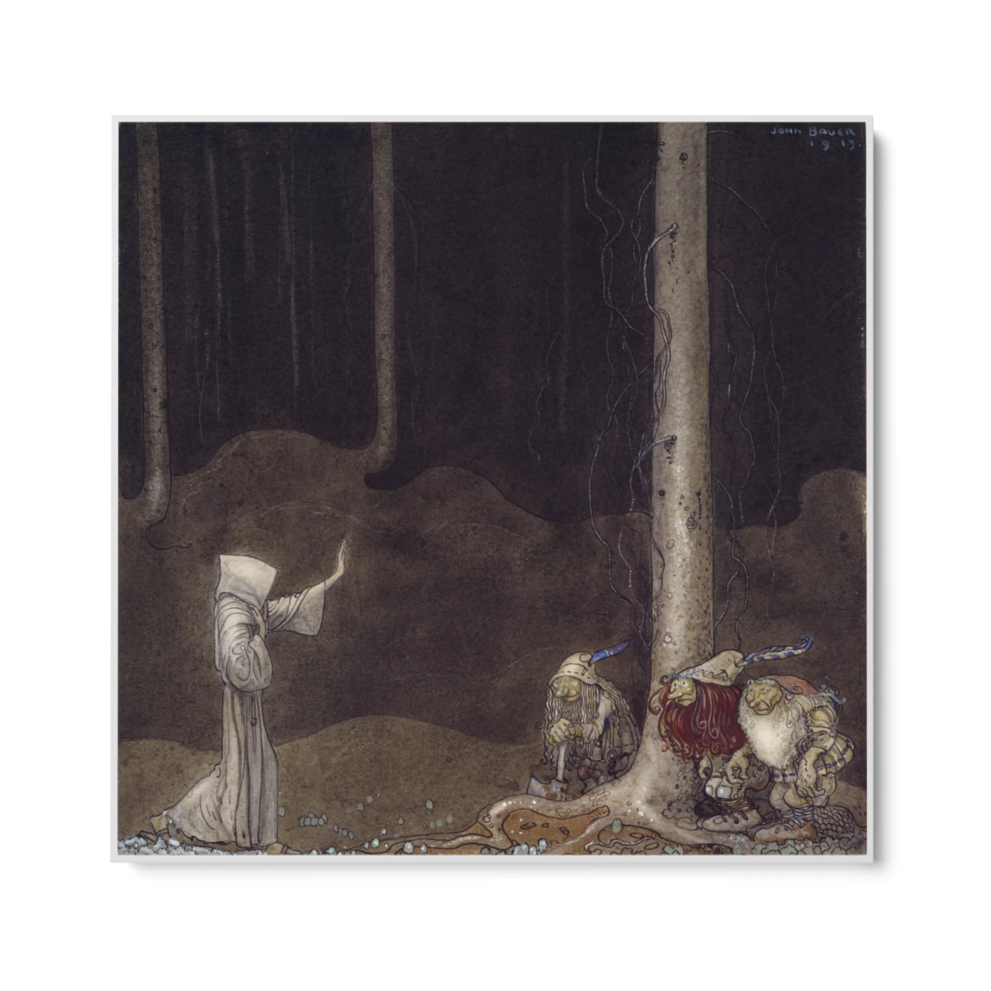 Fratello Martin e i tre troll, John Bauer - Image 7