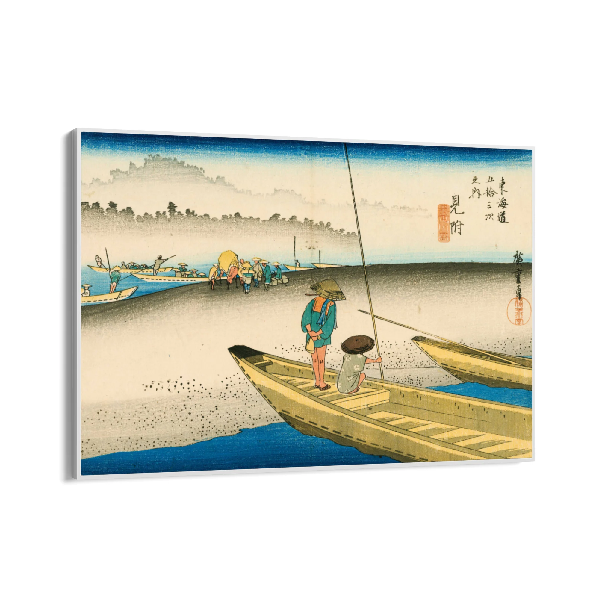 Il fiume Tenryu, Mitsuke, Utagawa Hiroshige - Image 11