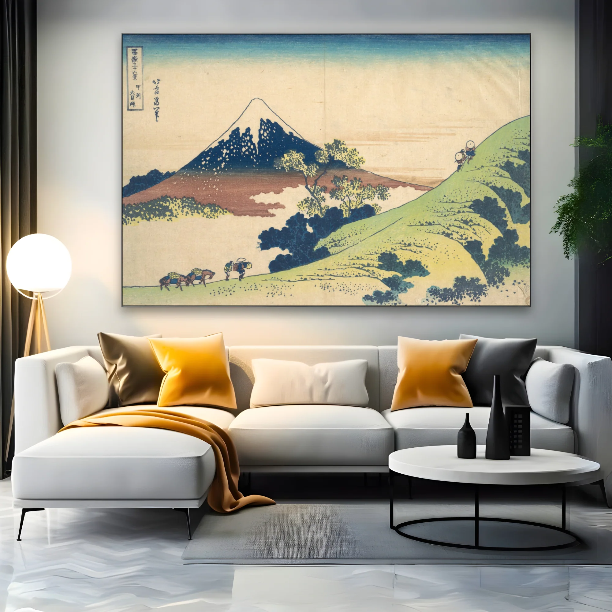 Il passo Inume nella provincia di Kai, Katsushika Hokusai - Image 2